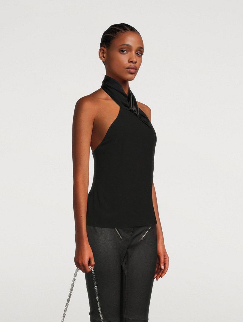Givenchy o1y0925 Evening Top in Black Size S / US 4 / IT 40 - 3 Thumbnail