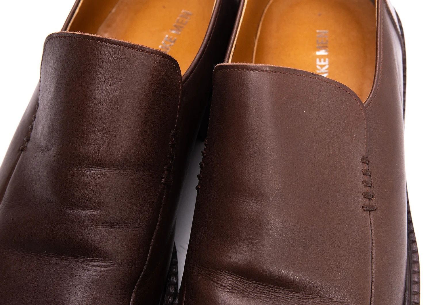 Issey Miyake Leather Slip-On Shoes in Brown Size 25 Size US 7 / EU 40 - 6 Thumbnail