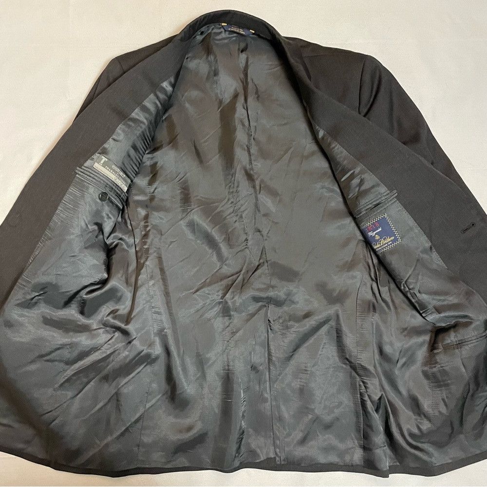 Brooks Brothers Brooks Brothers Wool Dark Grey Suit Jacket Size 42R Size 42R - 5 Thumbnail
