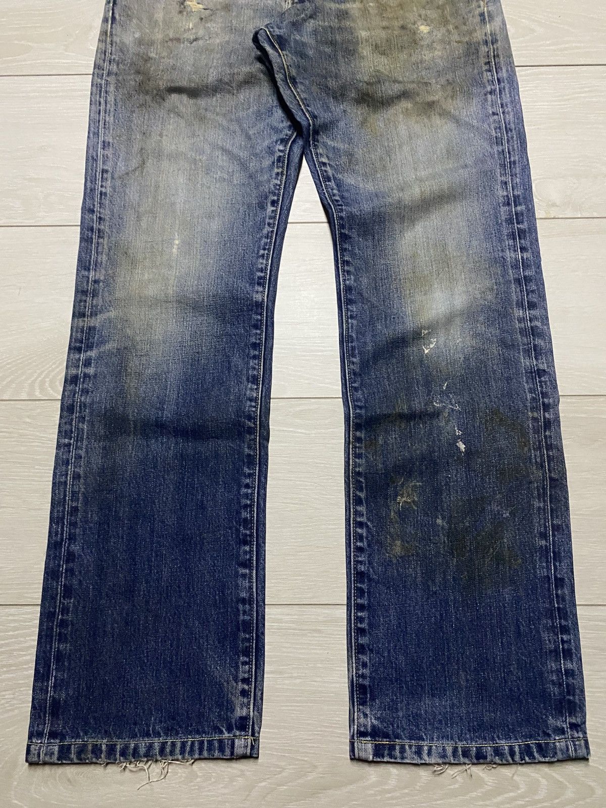 Uniqlo Vintage Japanese Brand Uniqlo Grunge Distressed Loose Jeans Size US 32 / EU 48 - 5 Thumbnail