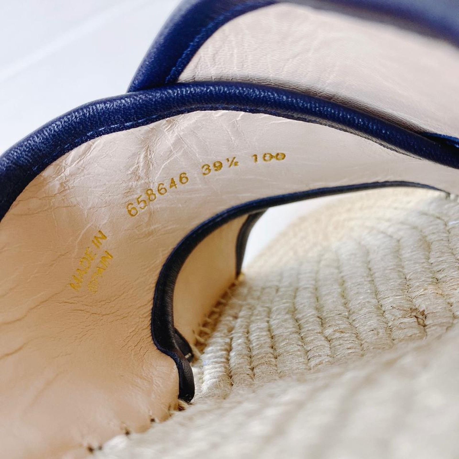Gucci Pilar GG logo multicolor espadrilles heels slippers Size US 9.5 / IT 39.5 - 6 Thumbnail