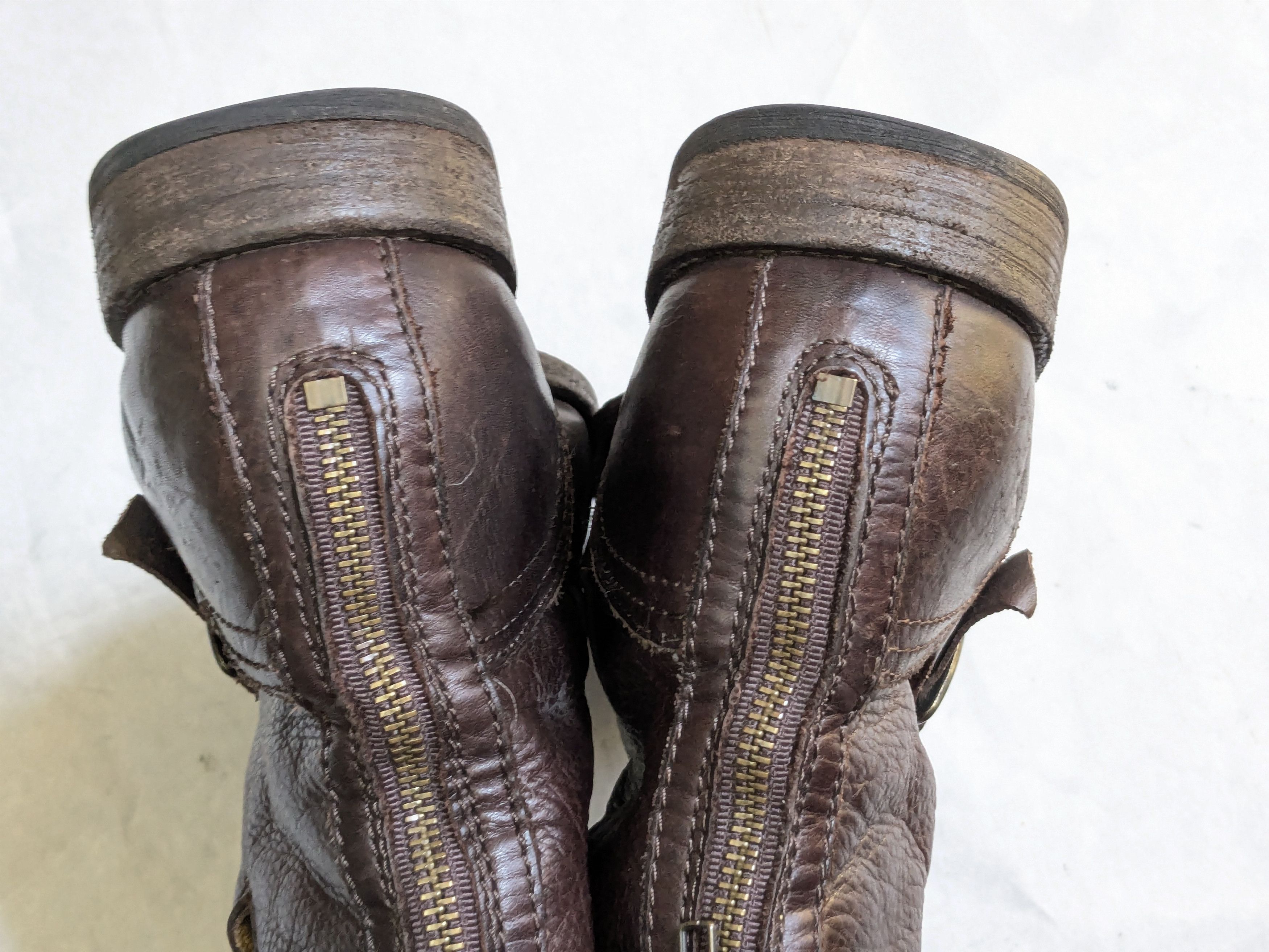 Frye Frye Engineer Brown Leather 11 D Leather Buckle Size US 11 / EU 44 - 22 Thumbnail