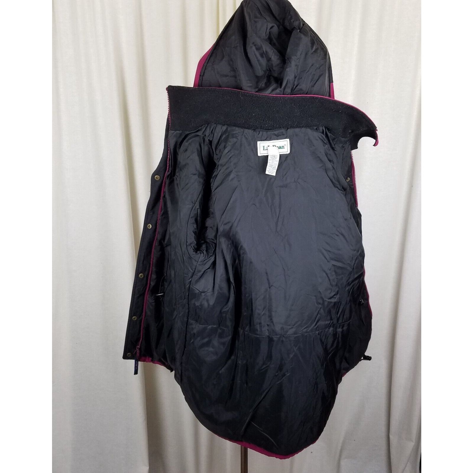 L.L. Bean Vtg LL Bean Hooded Winter Parka Jacket Womens S Raspberry Size S / US 4 / IT 40 - 8 Thumbnail