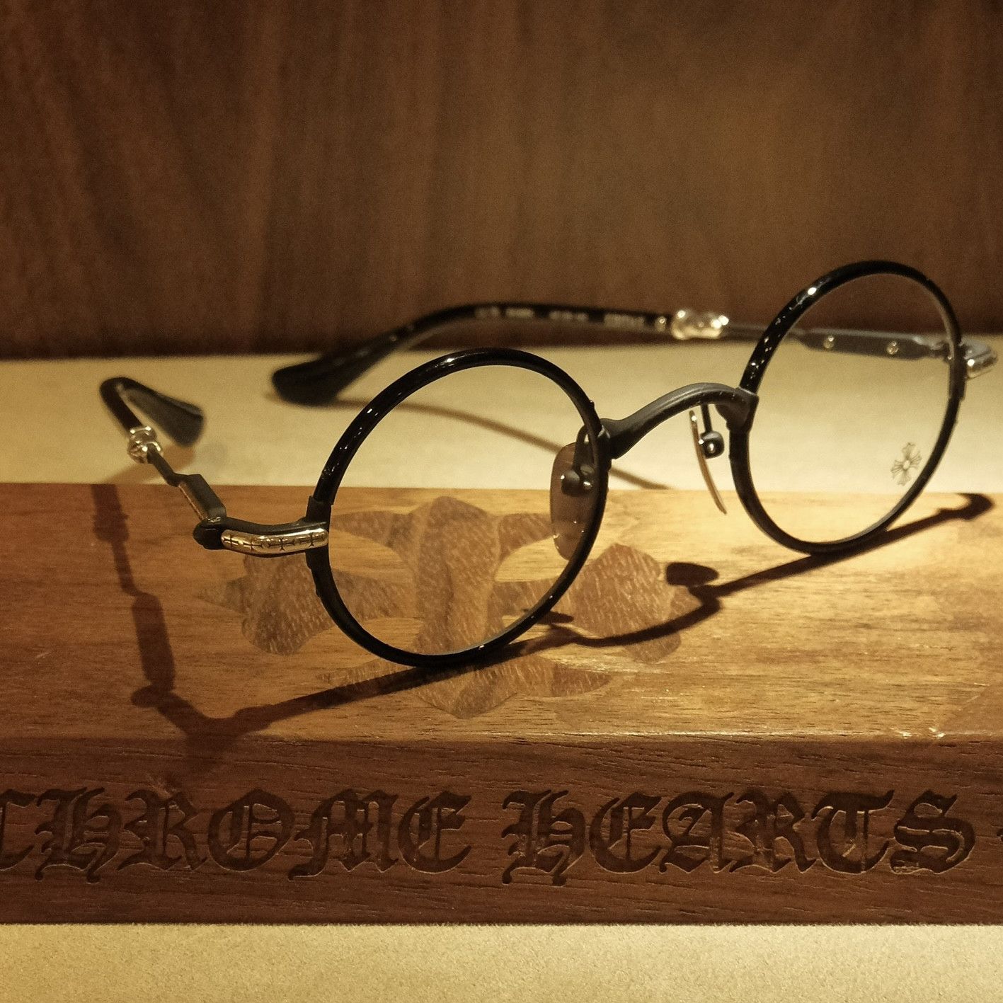 Chrome Hearts CHROME HEARTS EDITH F BLACK/SILVER GLASSES Size ONE SIZE - 2 Thumbnail