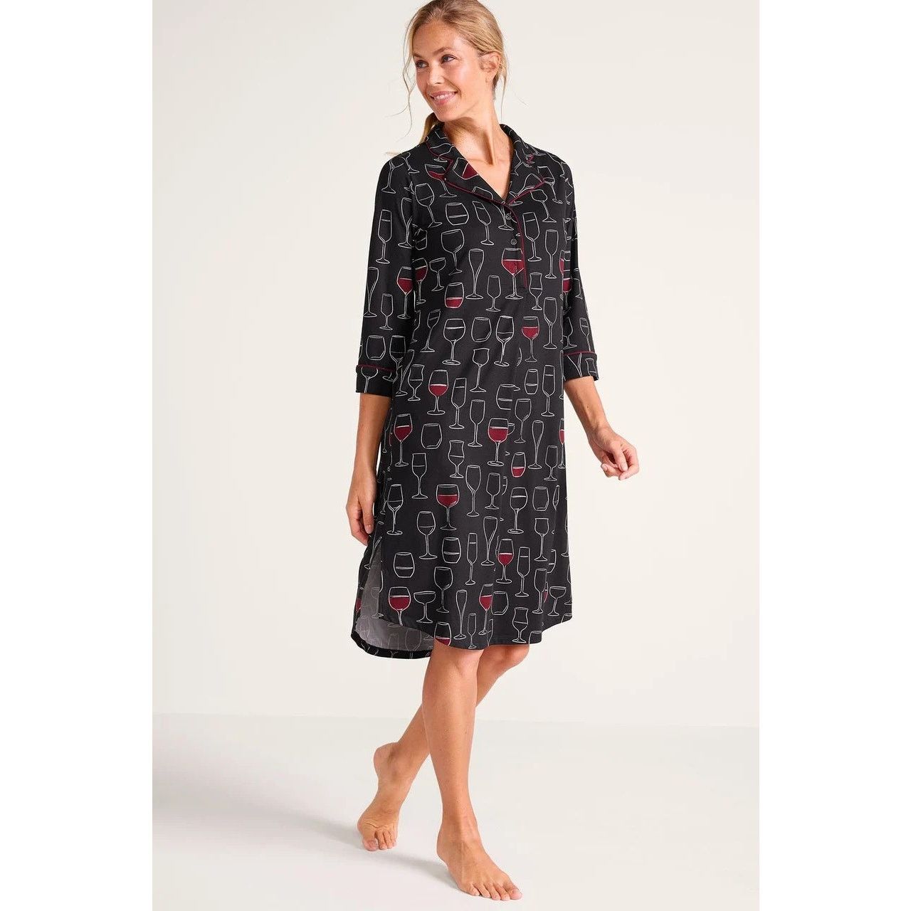 Soft Surroundings NWT Soft Surroundings Dream Scene 3/4 sleeve XL wine down Size ONE SIZE - 6 Thumbnail