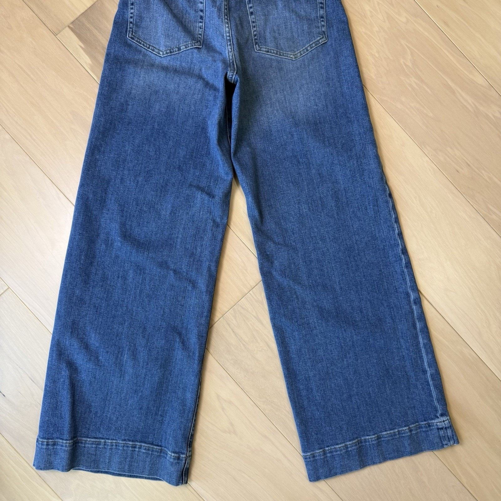 Frame Frame Le Slim Palazzo Jeans Women's 28 High Rise Wide Leg Size 28" / US 6 / IT 42 - 10 Thumbnail