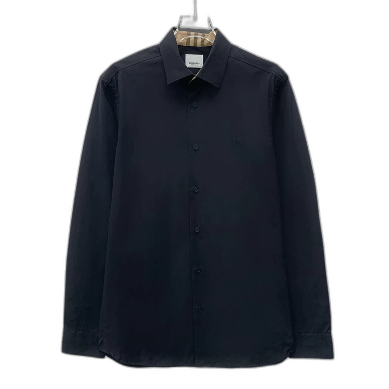Burberry Burberry Black Long Sleeve Button Up Shirt Size US XS / EU 42 / 0 - 1 Thumbnail