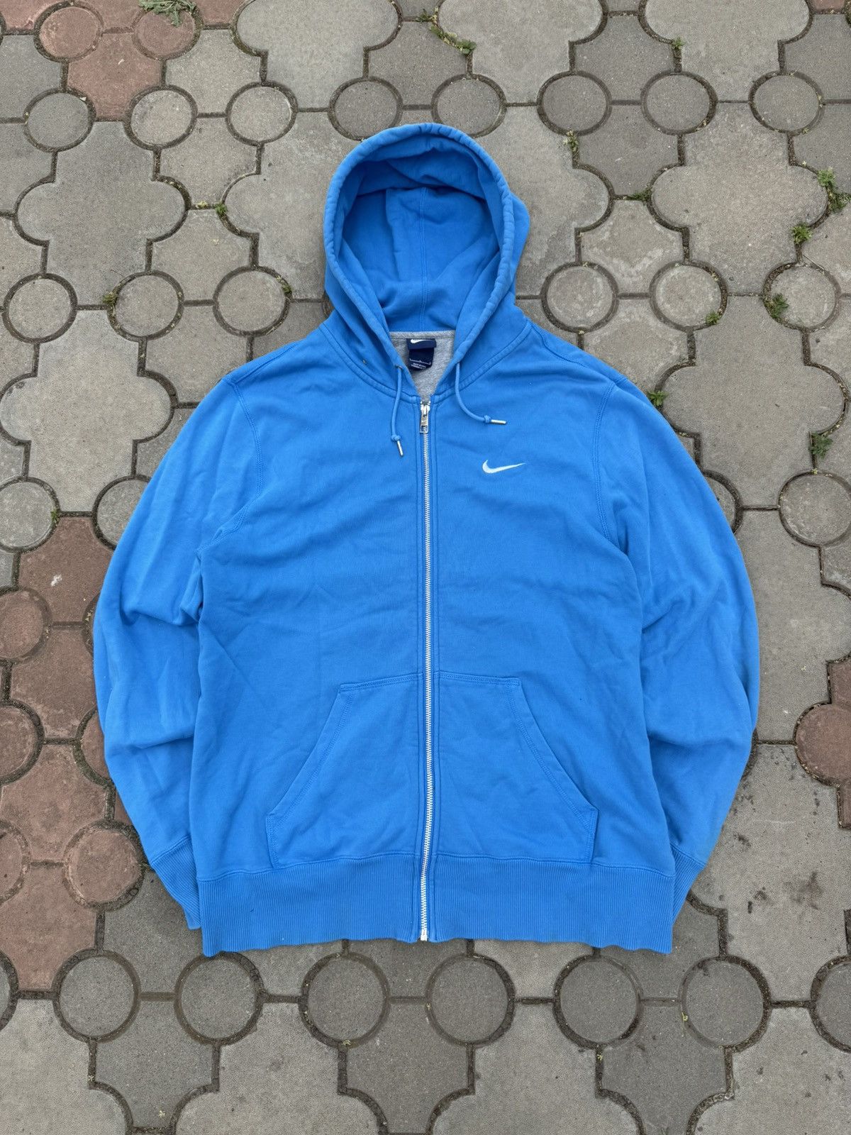 Vintage Nike Mini Swoosh Zip Hoodie Y2K