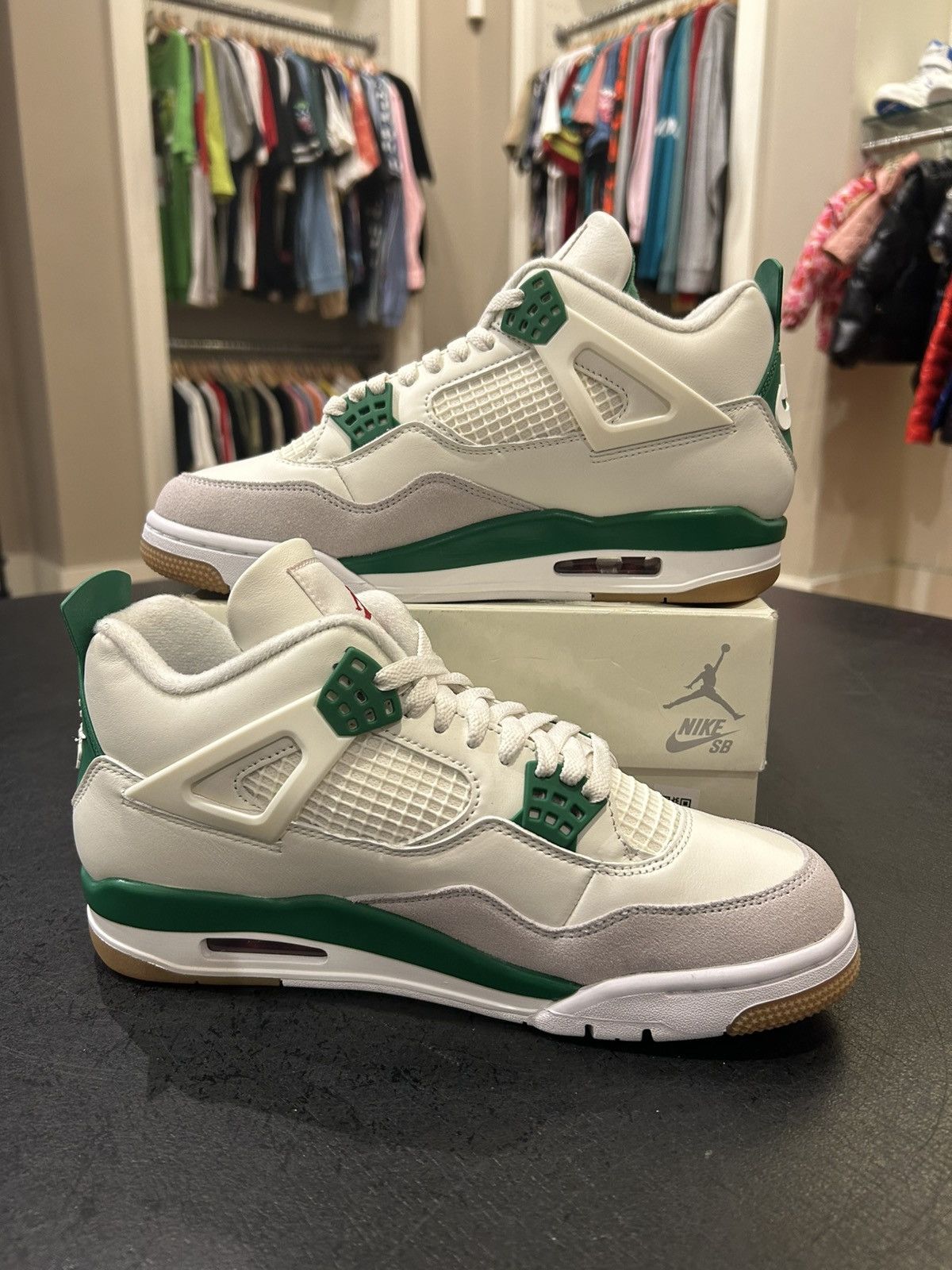 Jordan Brand Jordan 4 Retro ‘Pine Green’ Size US 8.5 / EU 41-42 - 2 Thumbnail