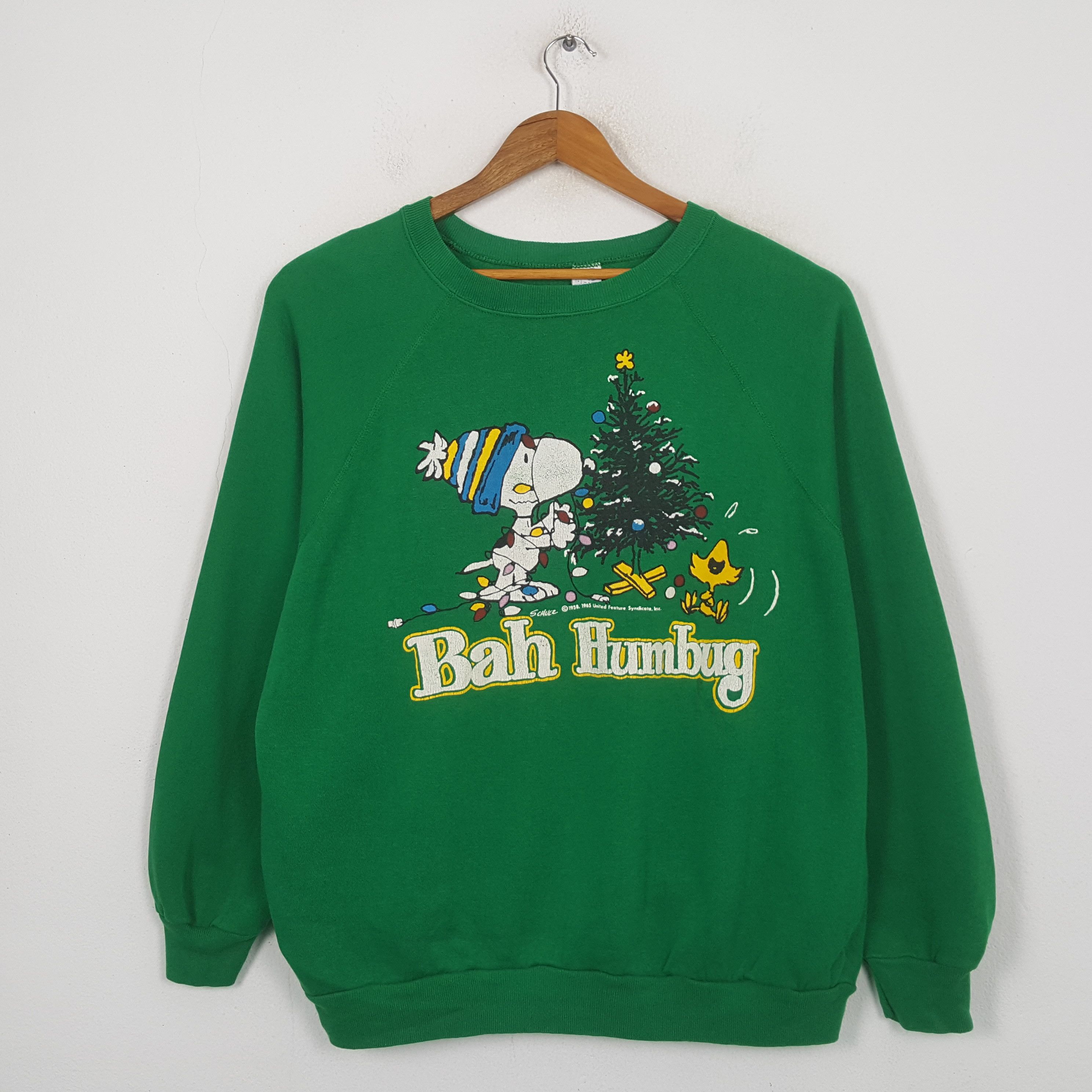 Vintage Vintage 80's Peanut x Bah Humbug Sweatshirt C302N9 Size US XXL / EU 58 / 5 - 1 Thumbnail