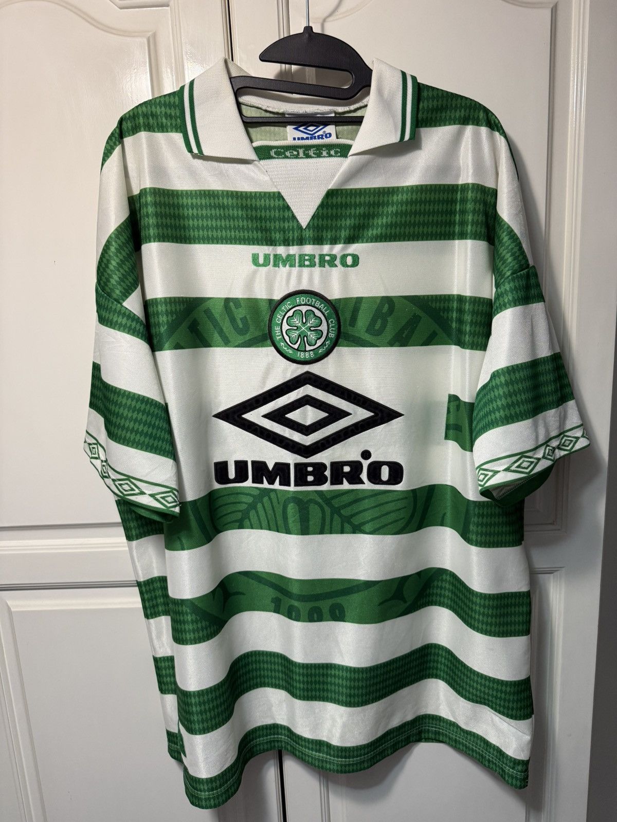 Umbro 1997/99 Celtic FC jersey Home #7 Larsson XXL Size Size US XXL / EU 58 / 5 - 2 Thumbnail