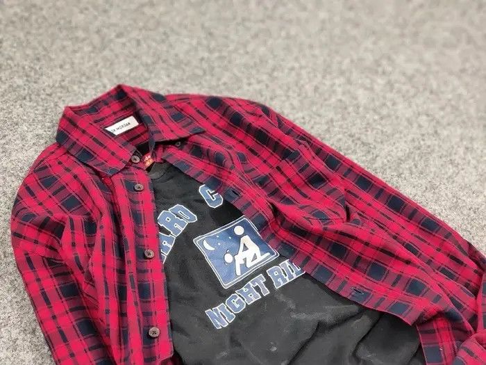 Flannel Vintage Flannel Shirt Plaid Checkered Travis Scott Style Size US M / EU 48-50 / 2 - 5 Thumbnail