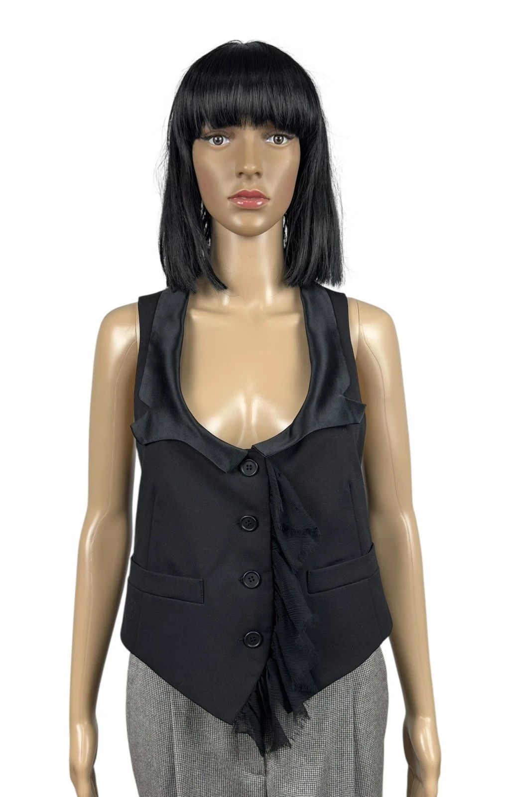 Other Rachel Roy New York Vest Draped Mesh Gilet size 6 Size M / US 6-8 / IT 42-44 - 1 Thumbnail