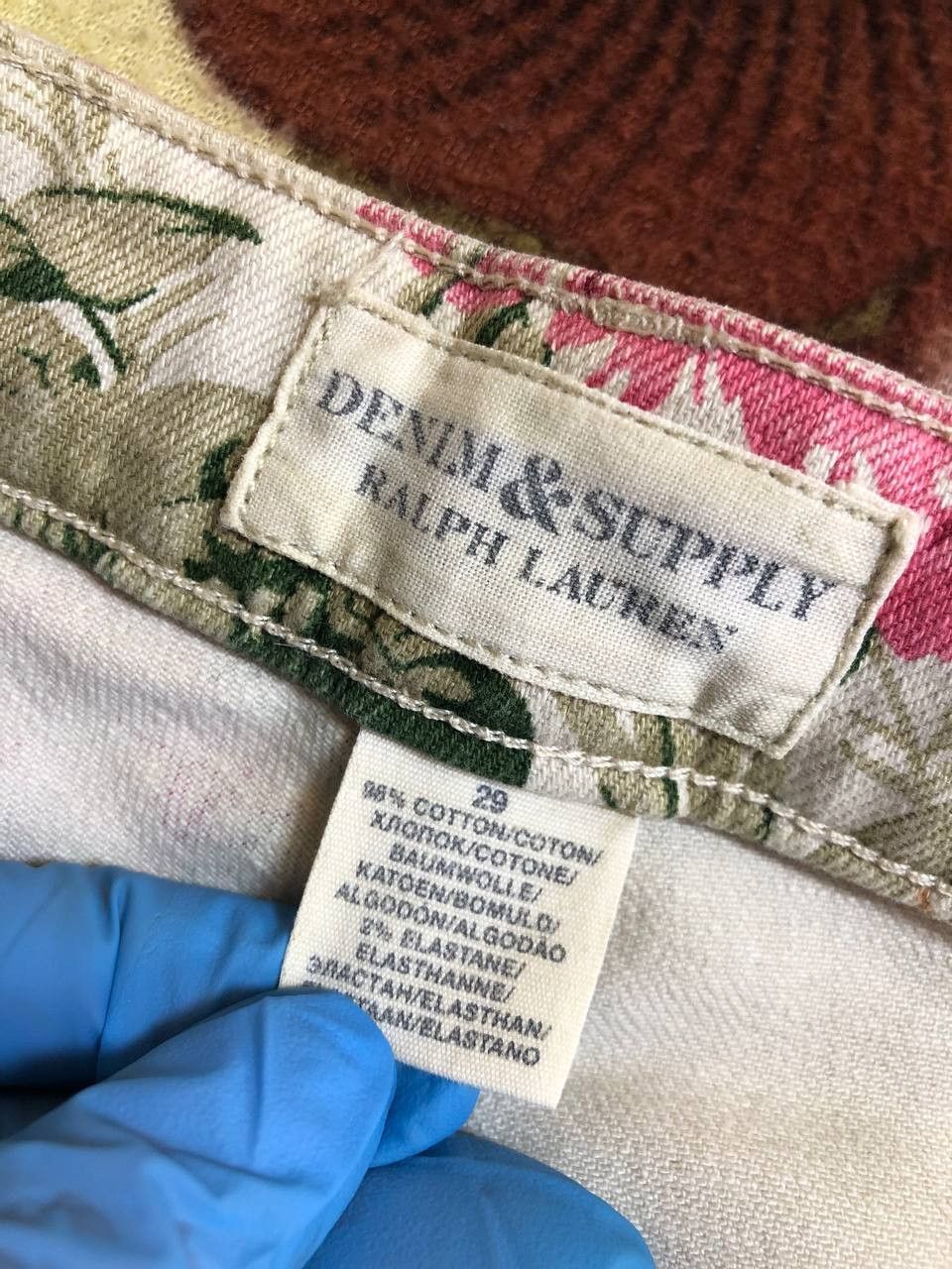 Denim & Supply Ralph Lauren Denim & Supply Ralph Lauren Jeans Floral Skinny Denim Size 29" - 3 Thumbnail