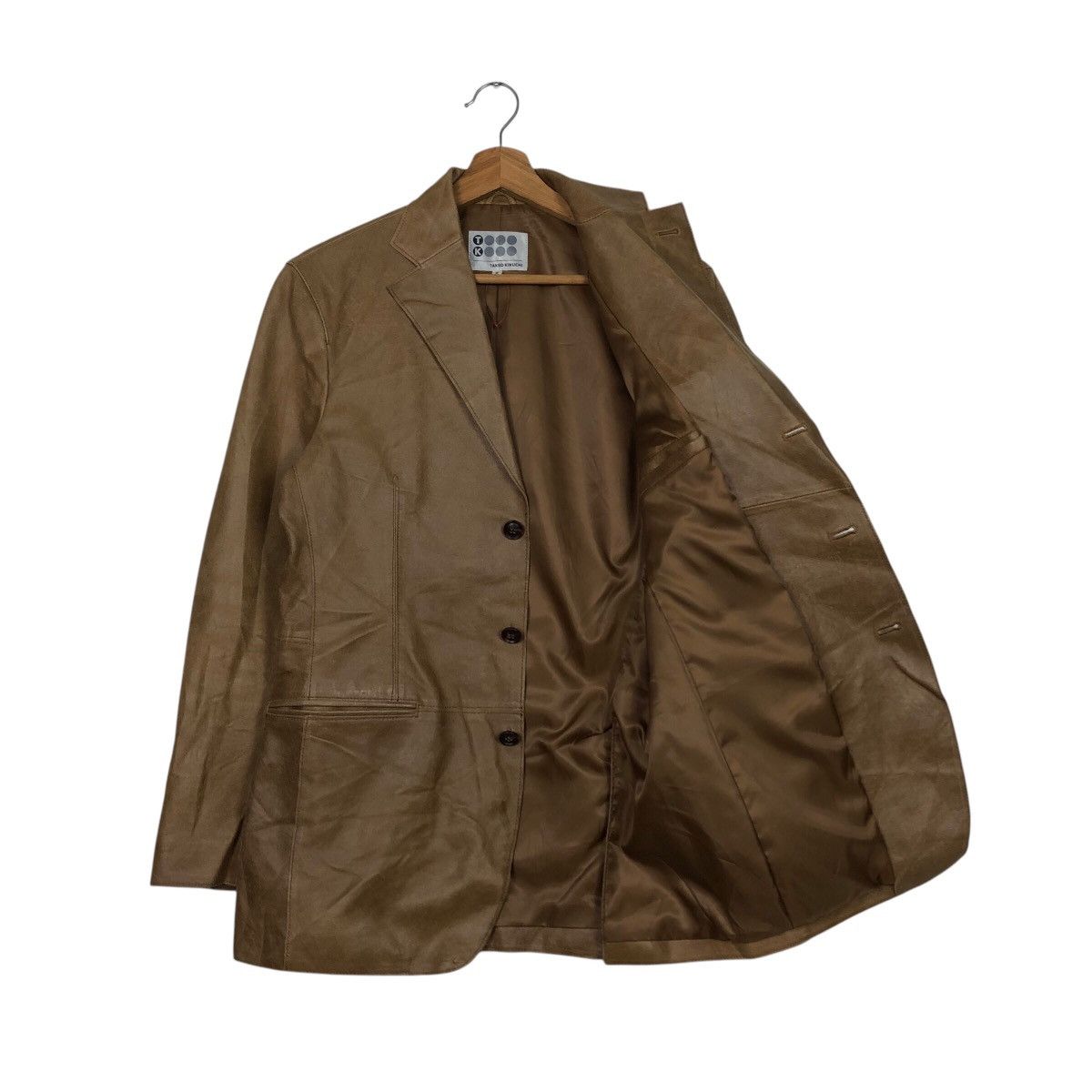 Japanese Brand 📌Vintage Chore Worker Leather Jacket Takeo Kikuchi Size US M / EU 48-50 / 2 - 12 Thumbnail