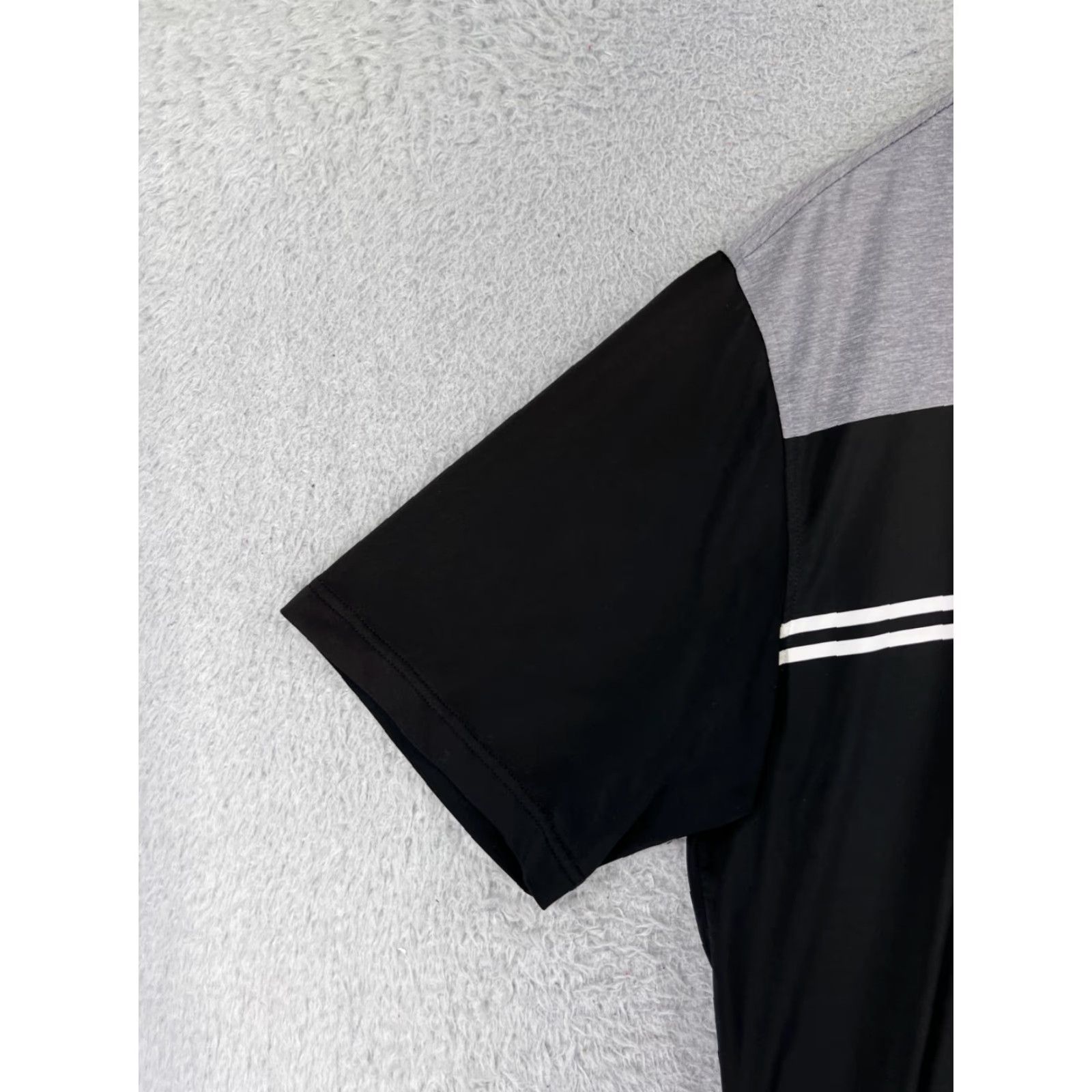 Footjoy FootJoy Polo Shirt Men Medium Black Gray Short Sleeve 100% Polyester Golf Golfer Size US M / EU 48-50 / 2 - 6 Thumbnail