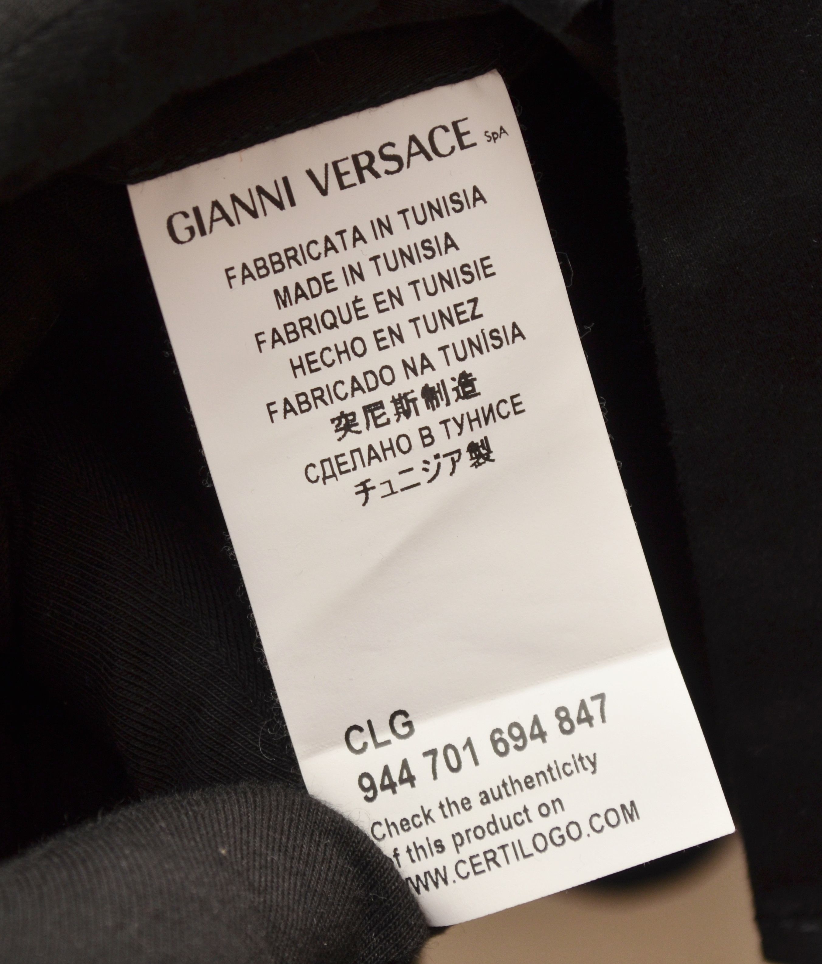 Designer × Versace Versace Trend Gianni Versace Metal Logo Shirt Size M Size US M / EU 48-50 / 2 - 6 Thumbnail