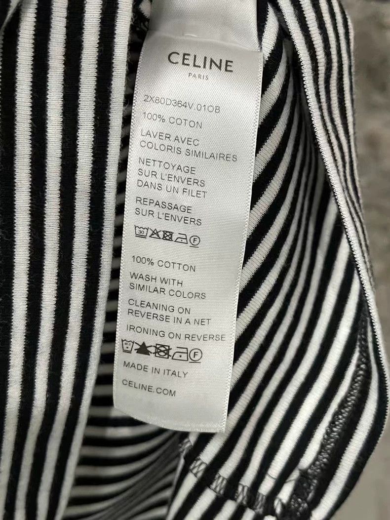 Celine Celine Striped Anchor Short Sleeve Shirt Size US S / EU 44-46 / 1 - 8 Thumbnail