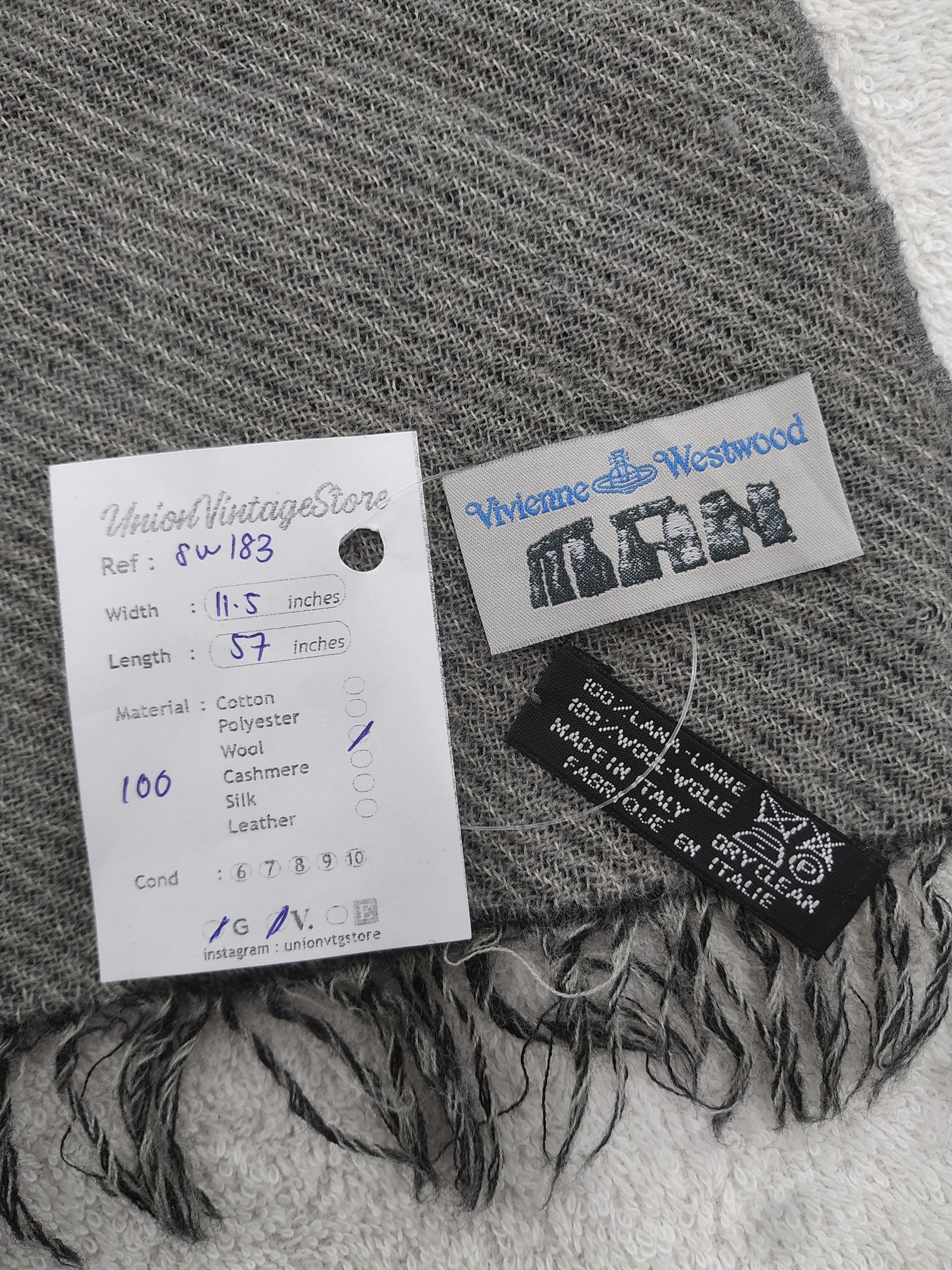 Vivienne Westwood Vintage Vivienne Westwood Scarf/Muffler/Neckwear MF183 Size ONE SIZE - 6 Thumbnail