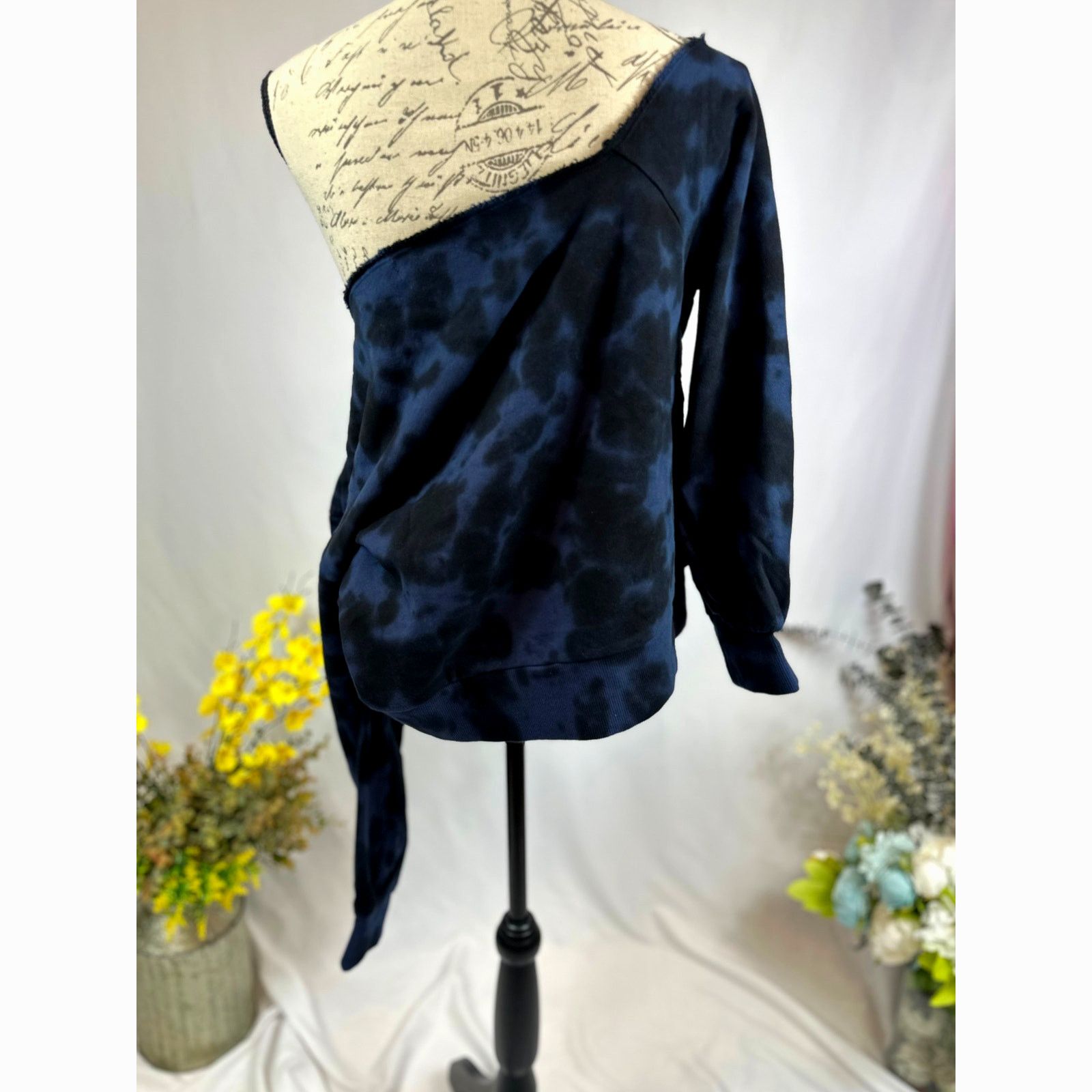 Other 525 America French Terry One Shoulder Top Indigo L Size L / US 10 / IT 46 - 11 Thumbnail
