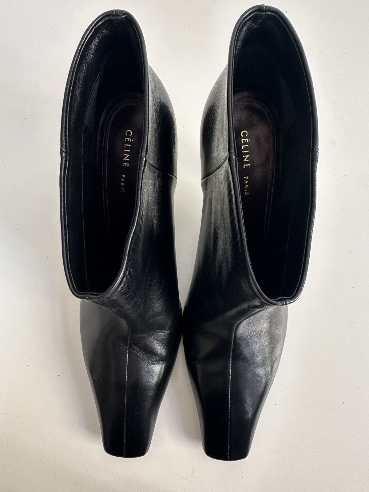 Celine OLD CELINE Phoebe Philo 2018 crystal lucite heel boots 40 Size US 9 / IT 39 - 5 Thumbnail