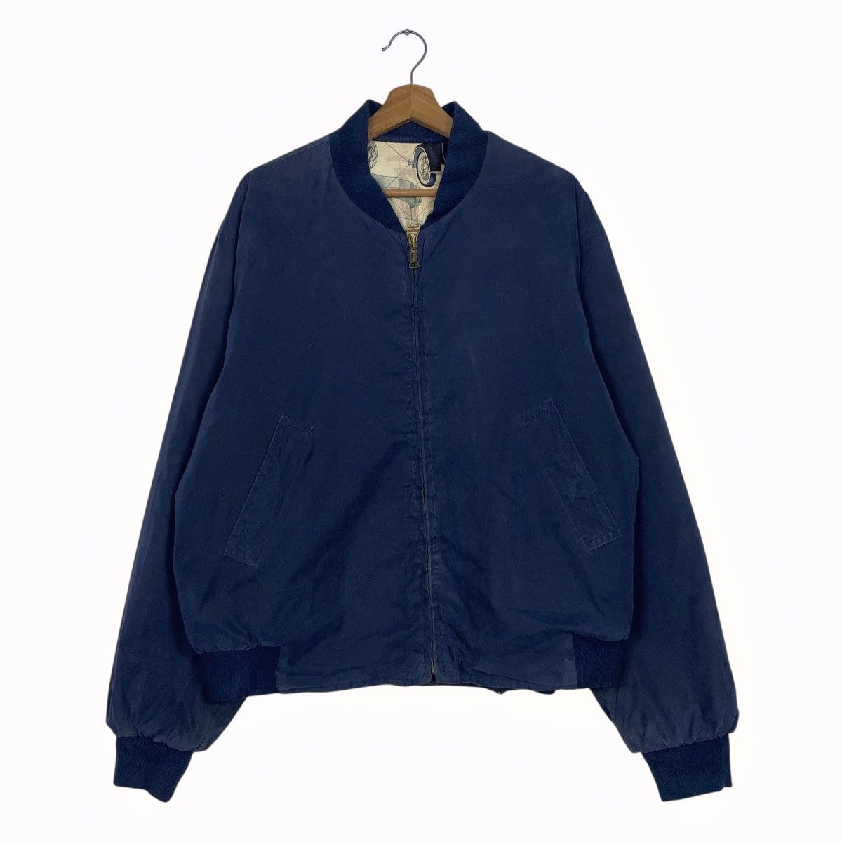 Hermes Vintage Hermes Automobile Blouson Reversible Bomber Jacket Size US M / EU 48-50 / 2 - 5 Thumbnail