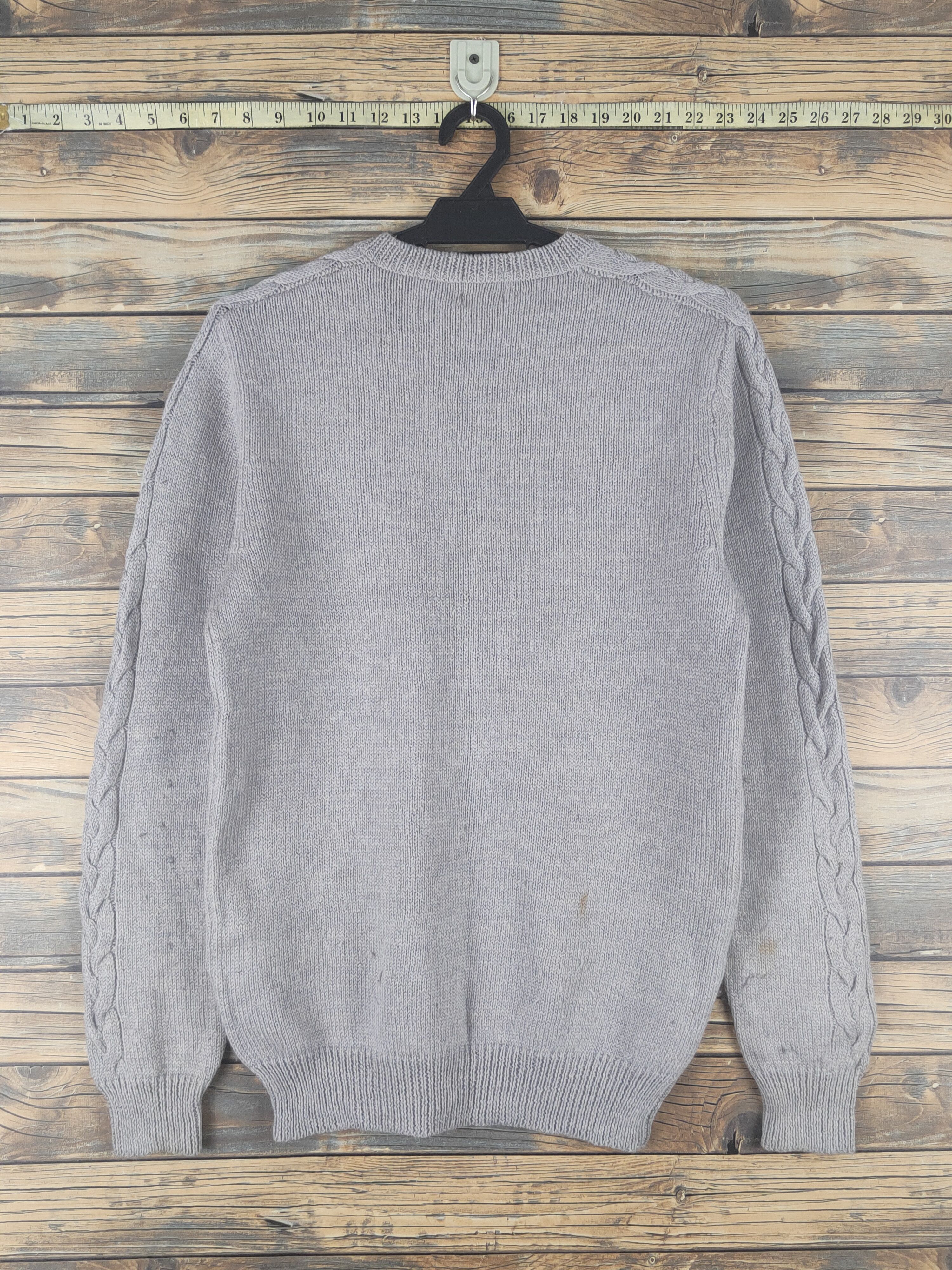 Homespun Knitwear Green Label Relaxing Gray Knitwear Sweatshirts #W1207 Size M / US 6-8 / IT 42-44 - 7 Thumbnail