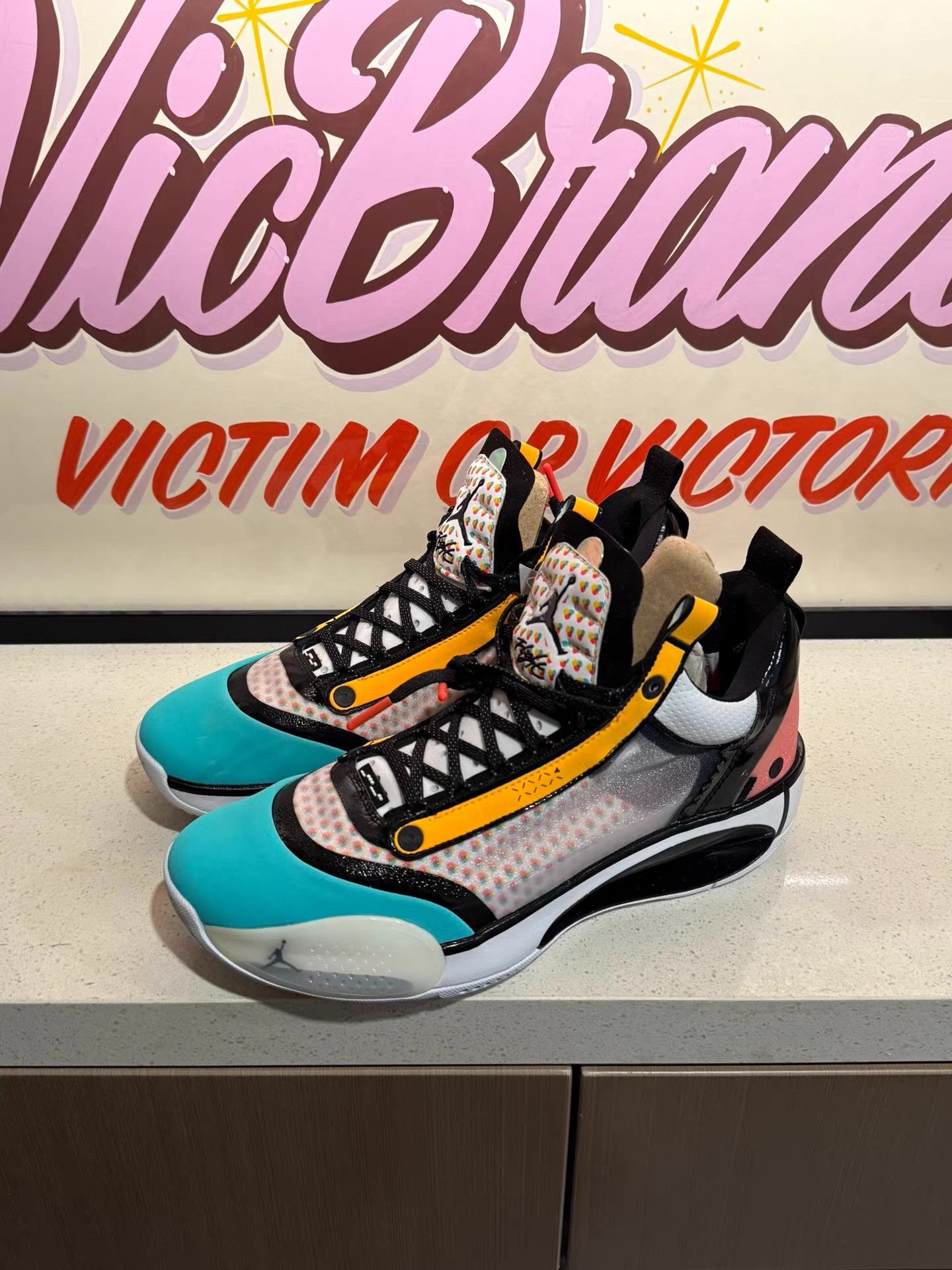 Nike Jordan Air Jordan 34 Low Guo Ailun PF Men’s low-top Ｑ20 Size US 10 / EU 43 - 1 Thumbnail