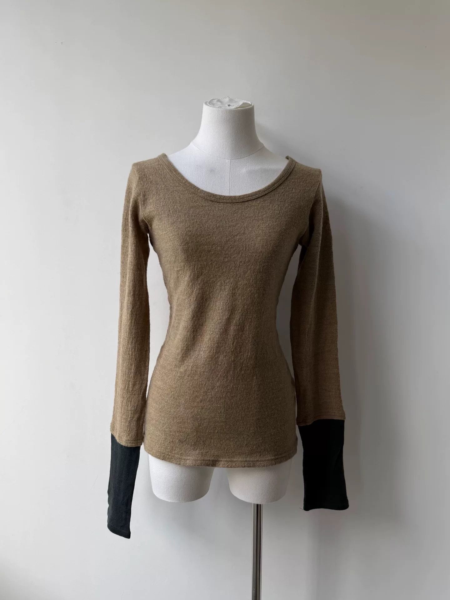 Y's Yohji Yamamoto Wool Sleeve Top Size S / US 4 / IT 40 - 1 Thumbnail