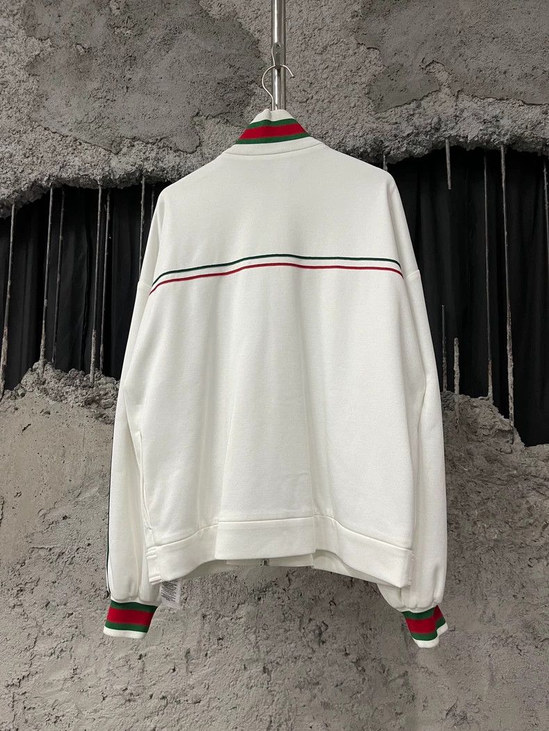 Gucci Gucci Red and green striped double-ring logo jacket 2502-Ne Size US L / EU 52-54 / 3 - 2 Thumbnail