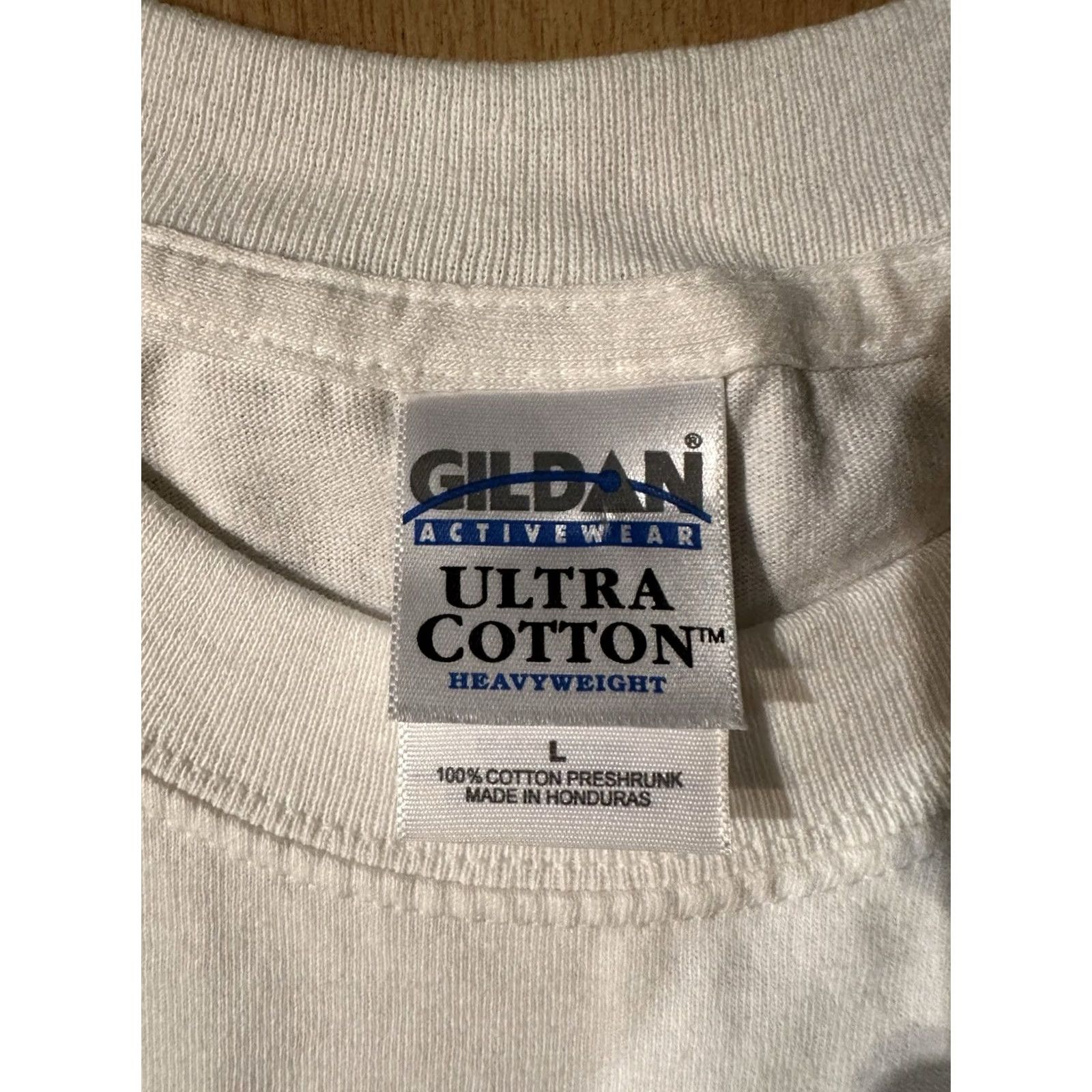 Gildan VINTAGE Gildan T-Shirt Parody 90s The Onion Satire 1990s Crew Neck Short Sleeve White L Men Mens VTG FedSex Overnight Spoof Tee Size US L / EU 52-54 / 3 - 3 Thumbnail