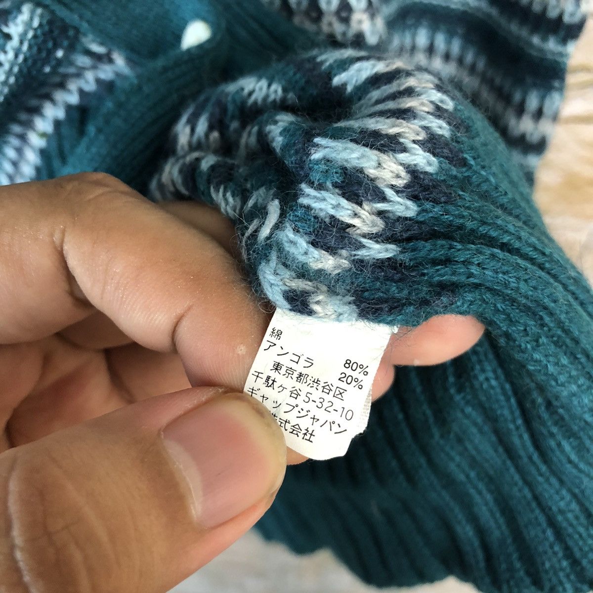 Gap × Homespun Knitwear Gap Green Cardigan Knitwear #A688 Size XXS / US 00 / IT 34 - 11 Thumbnail
