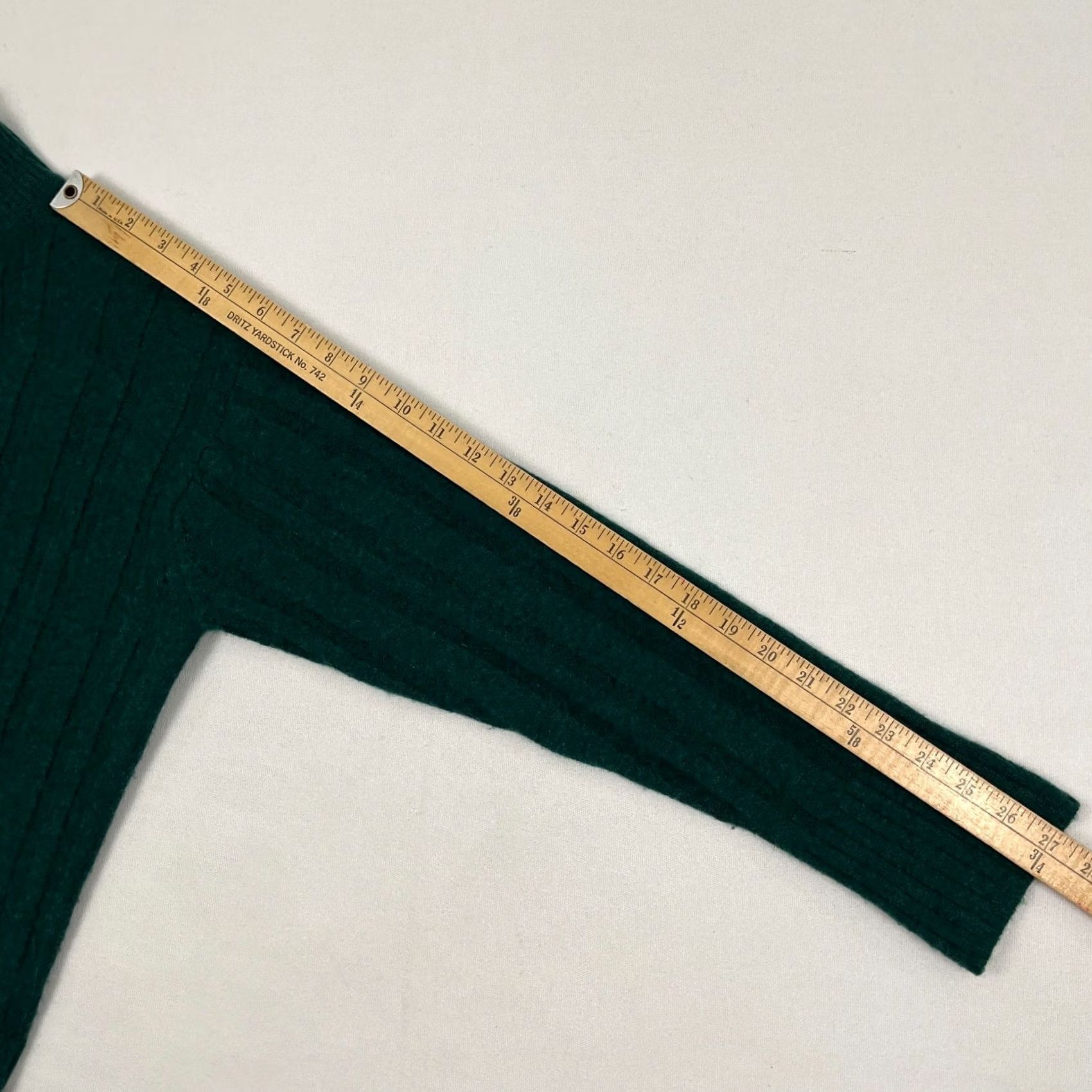 J.Crew VINTAGE: No (omit) J Crew Sweater Womens S Green SuperSoft Yarn Merino Wool Alpaca Ribbed Mockneck Size S / US 4 / IT 40 - 6 Thumbnail