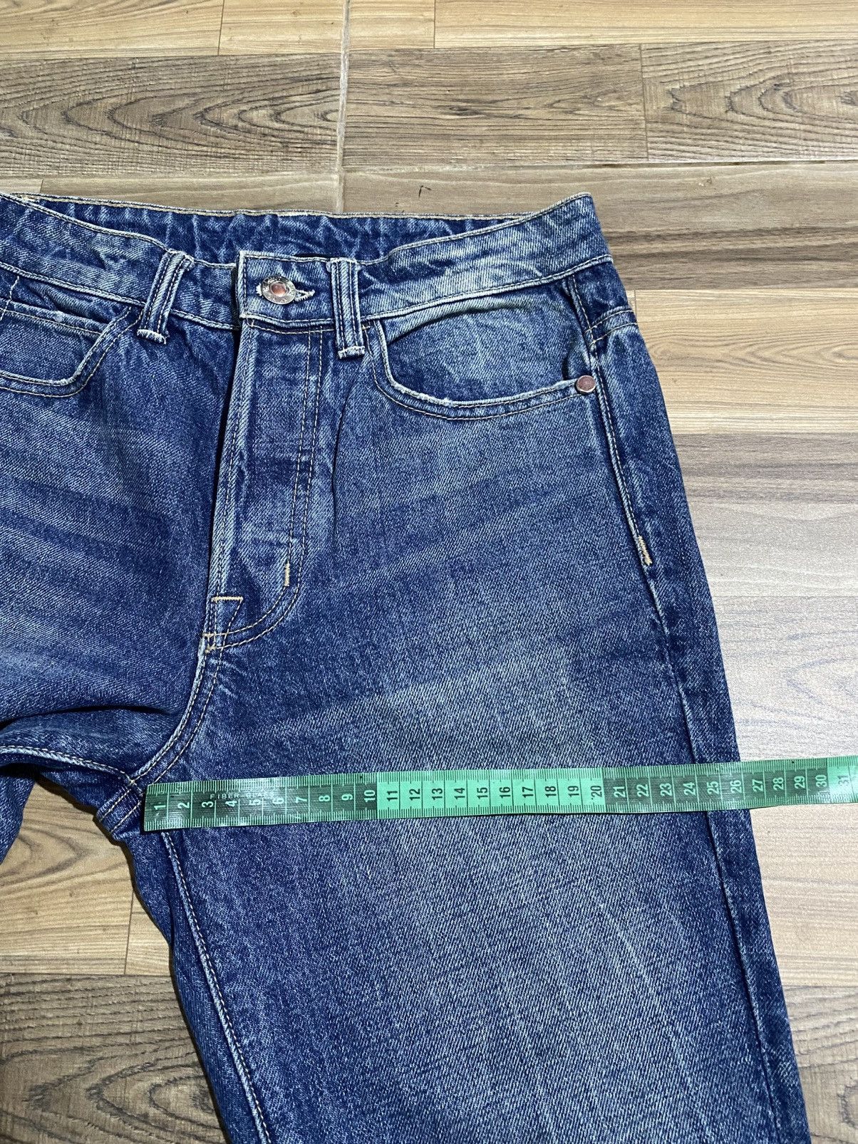 Helmut Lang HELMUT LANG HIGH RISE CROP SLIM LIGHT JACKHAMMER WASH JEANS Size 26" / US 2 / IT 38 - 14 Thumbnail
