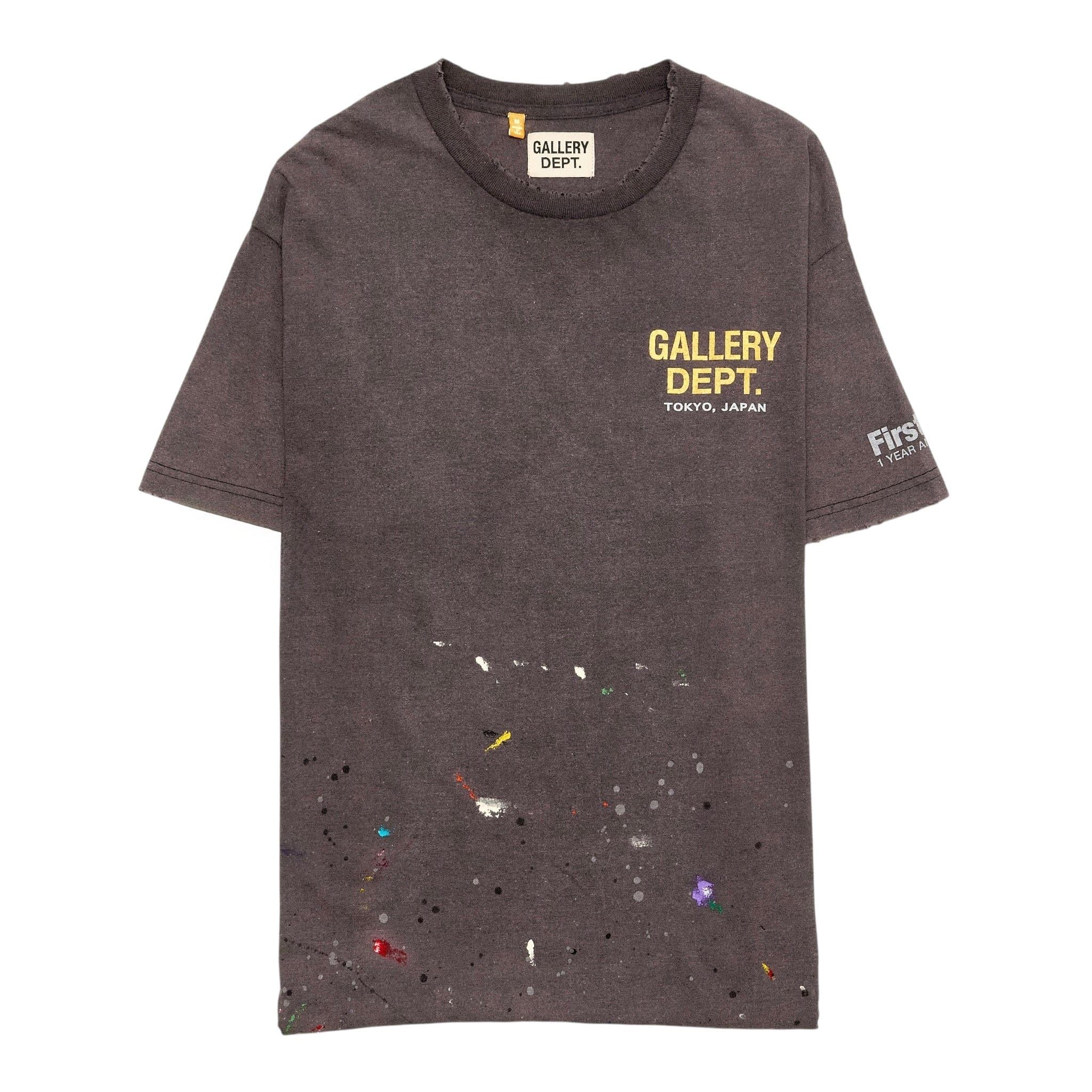 トップス GALLERY DEPT.Tokyo Firsthand Limit Paint AUTHENTIC GALLERY DEPT T SHIRT TOKYO JAPAN COLLAB SZ MED