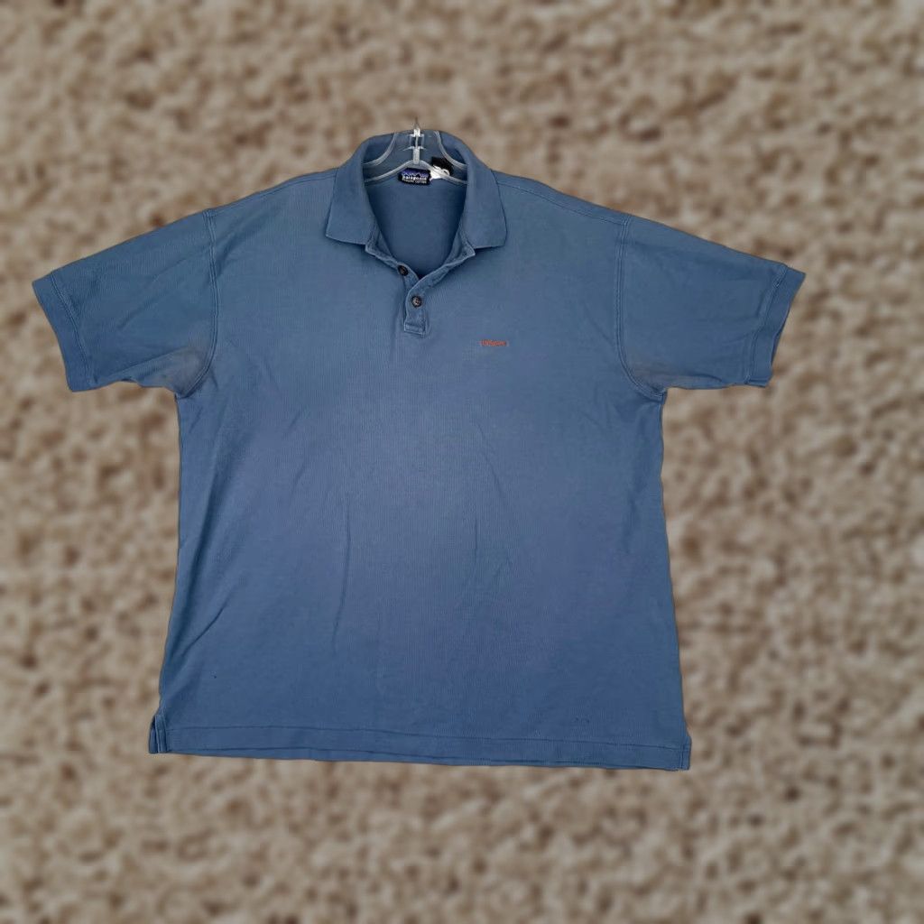 Patagonia Patagonia Polo Shirt Adult Large Blue 100% Cotton Short Sleeve Golf Golfer Mens Shirt Polo Blue 100% Cotton Casual Workwear Activewear Size US L / EU 52-54 / 3 - 1 Thumbnail