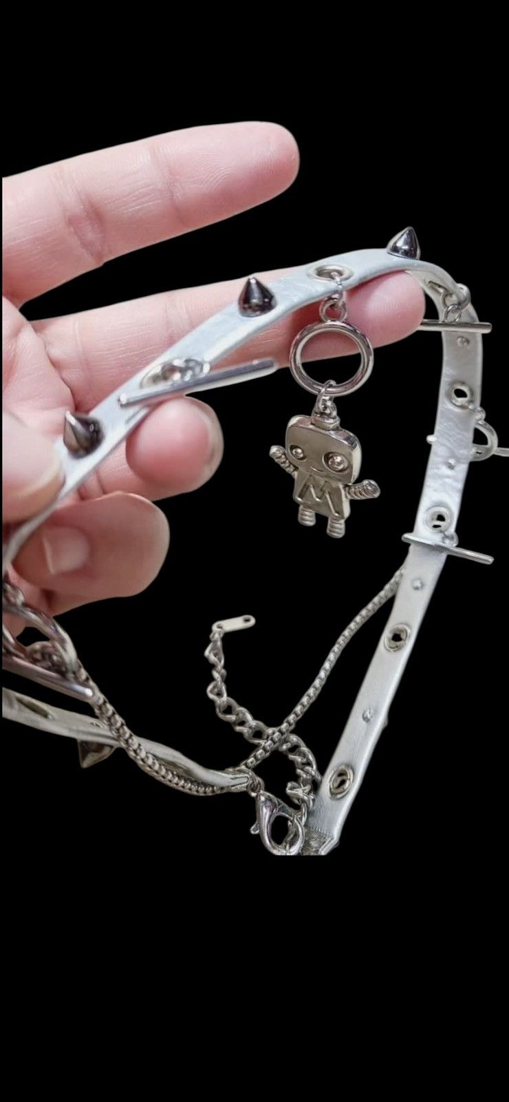 Jewelry Cyber Punk Robot Choker Size ONE SIZE - 6 Thumbnail