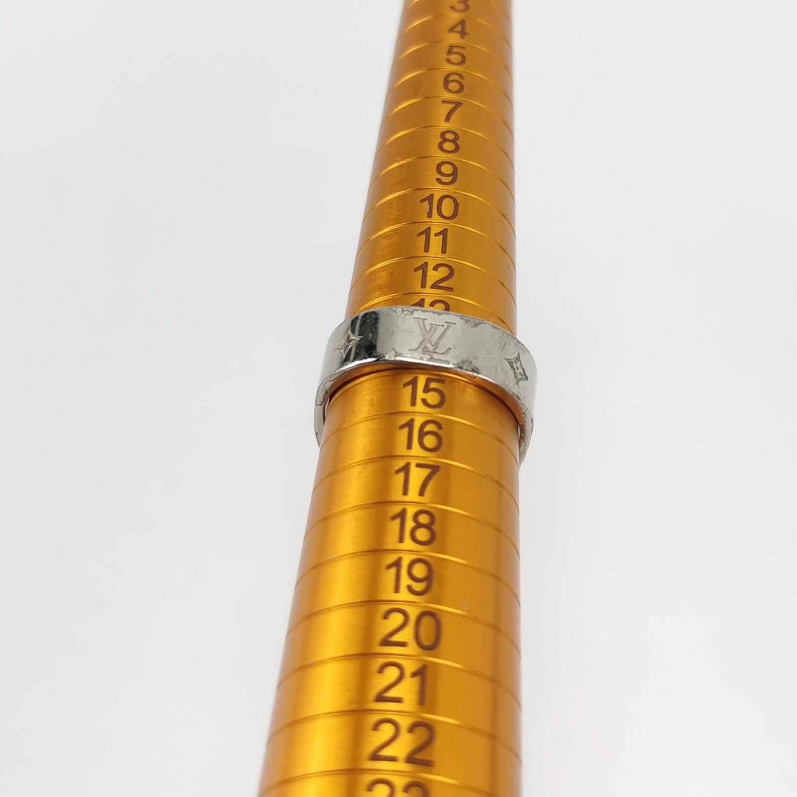 Louis Vuitton Louis Vuitton (LV) Nanogram Logo Ring Size 14 -z2505 Size ONE SIZE - 3 Thumbnail