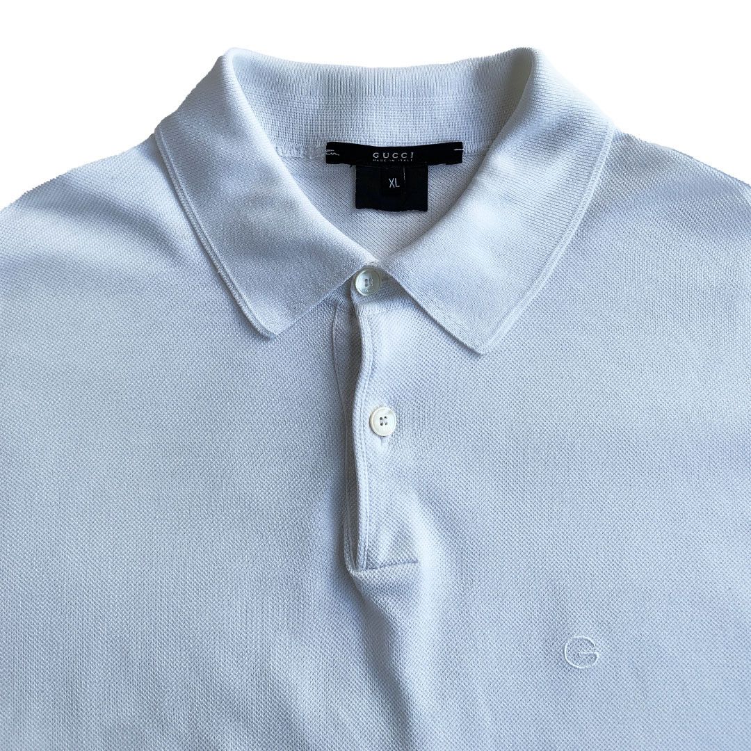 Gucci Gucci Polo - Red/Green Sleeve - White - XL Size US XL / EU 56 / 4 - 3 Thumbnail