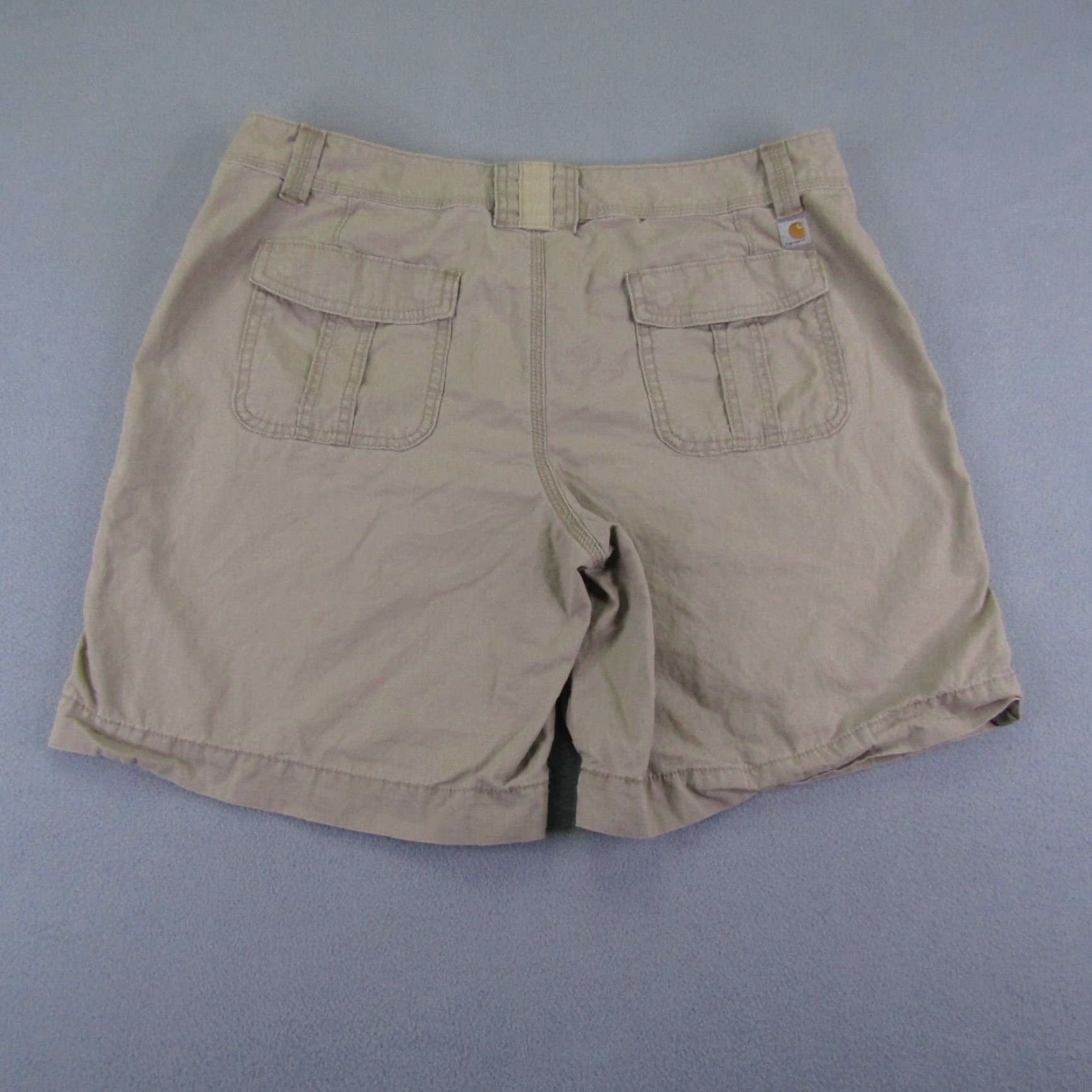 Carhartt VINTAGE Carhartt Shorts Womens 16 Khaki Beige Tan Relaxed Fit El Paso Cargo Ripstop Work Size 36" / US 14 / IT 50 - 4 Thumbnail