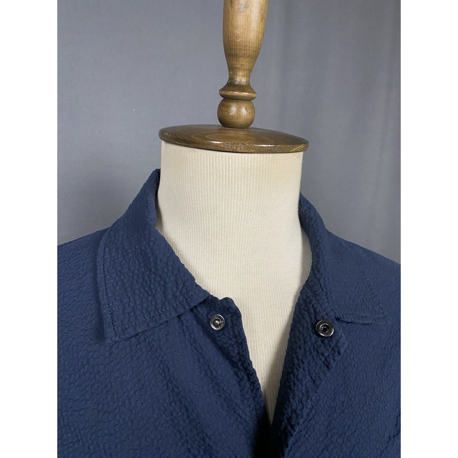 Universal Works MINT! Universal Works Porto Men's Blue Overshirt Coach Jacke Size US L / EU 52-54 / 3 - 10 Thumbnail