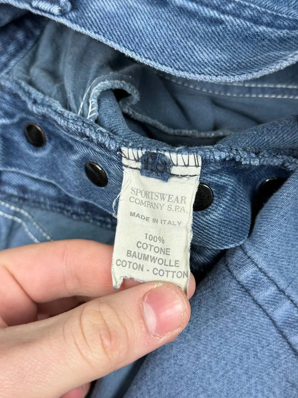 Stone Island Vintage Stone Island Denim Jeans Archive 90s Size US 32 / EU 48 - 6 Thumbnail
