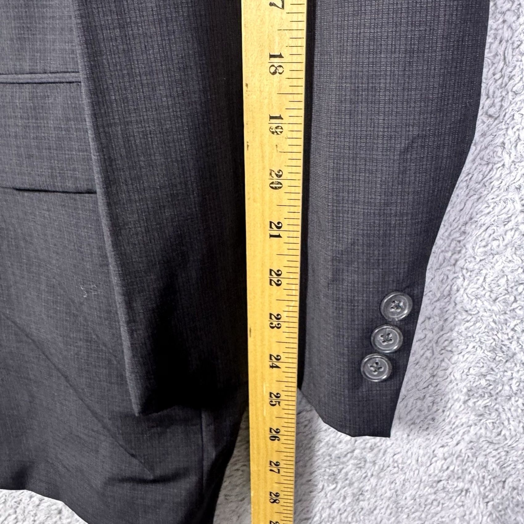 Jack Victor VINTAGE Jack Victor Suit Mens 2 Piece Blazer Jacket Slacks Set Wool Luxor CT 44R 38R Size 44R - 7 Thumbnail