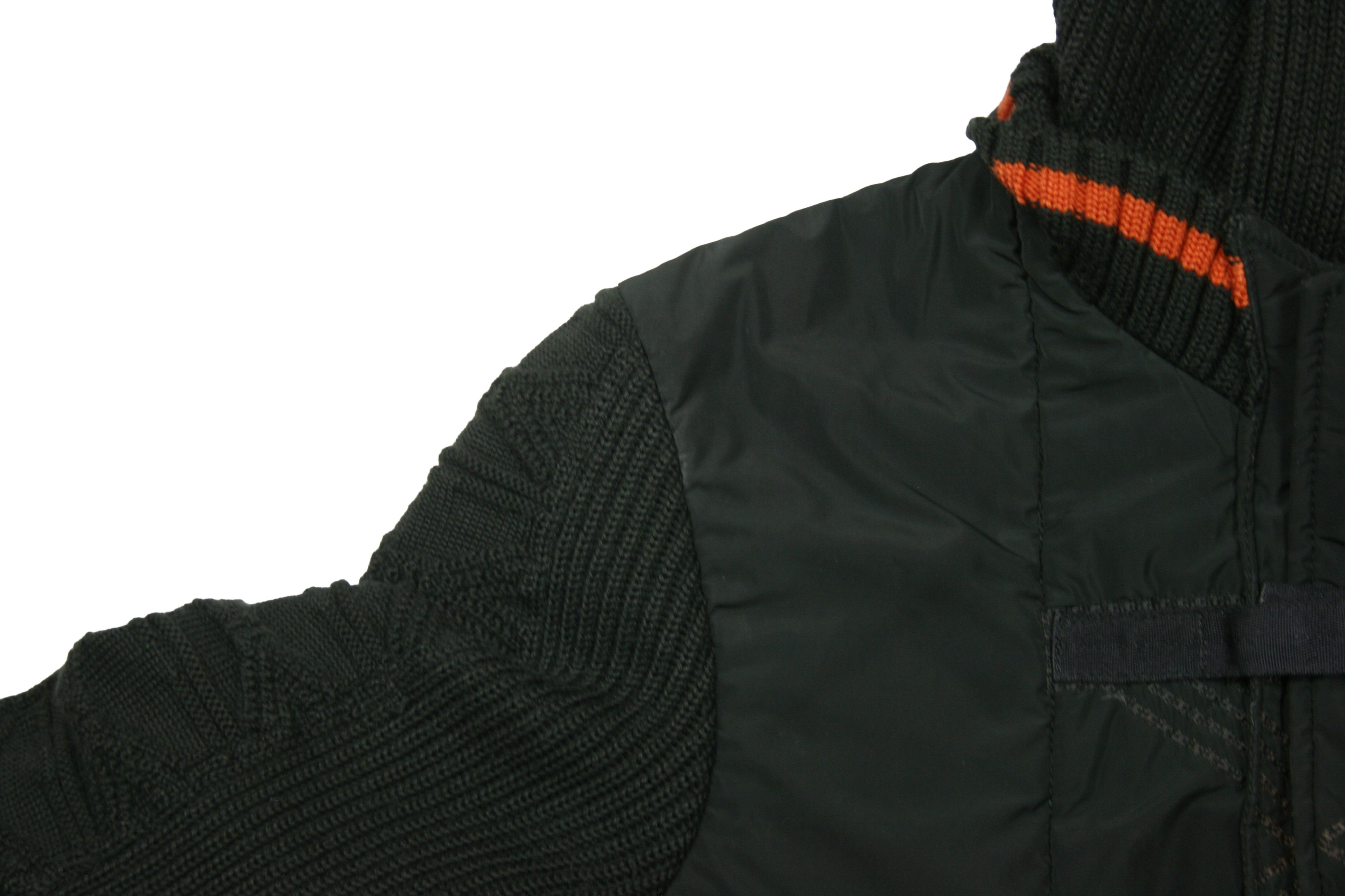 Marithe + Francois Girbaud 00S Avant Garde Straps Knit Jacket Vintage Size US L / EU 52-54 / 3 - 9 Thumbnail