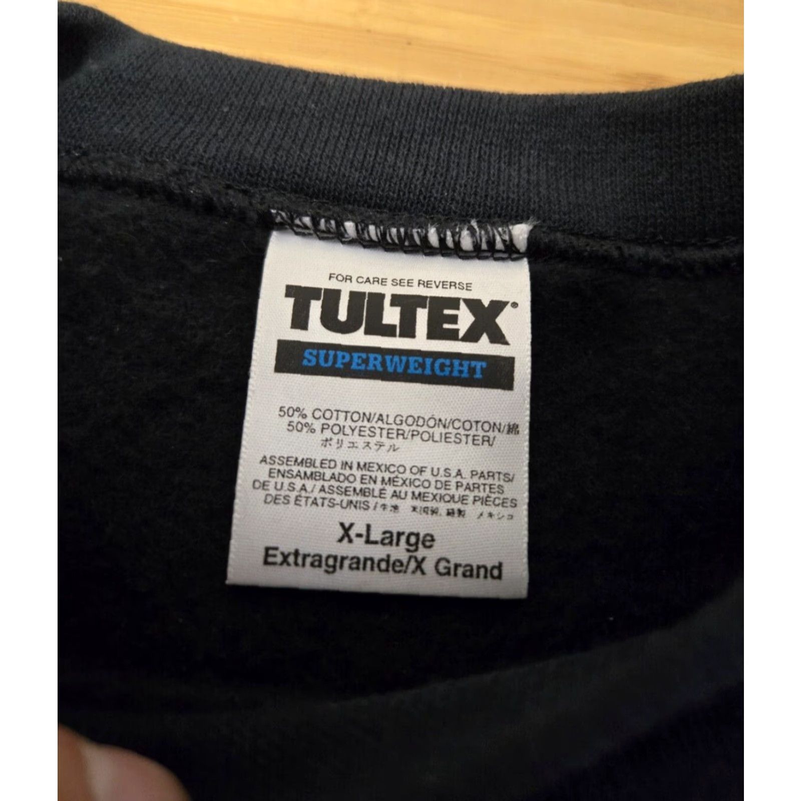Tultex VINTAGE Tultex Sweatshirt Biker Motorcycle Forged In Our Souls Crew Neck Long Sleeve XL Black Men Size US XL / EU 56 / 4 - 6 Thumbnail
