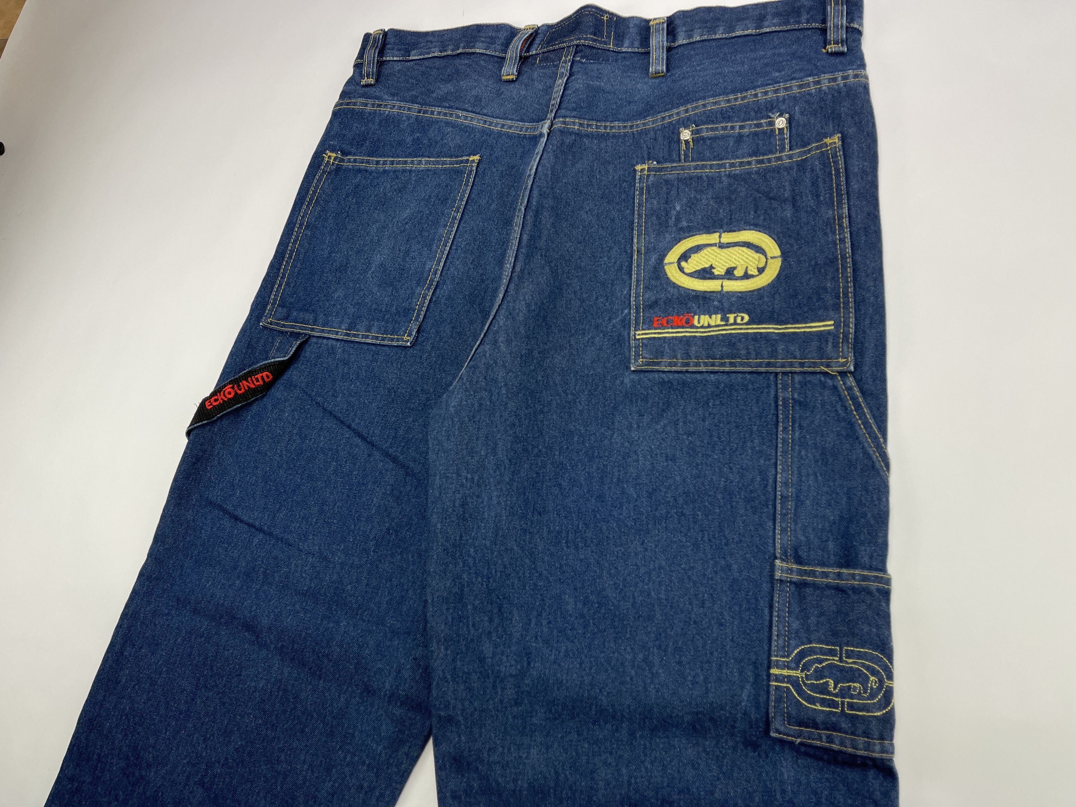 Ecko Unltd. Ecko Unltd jeans, baggy, vintage 90s hip hop skater Y2K W 36 Size US 36 / EU 52 - 5 Thumbnail