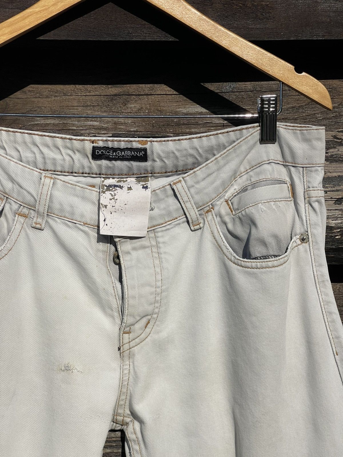 Dolce & Gabbana Y2K Dolce & Gabbana grey jeans Vintage Size US 34 / EU 50 - 12 Thumbnail