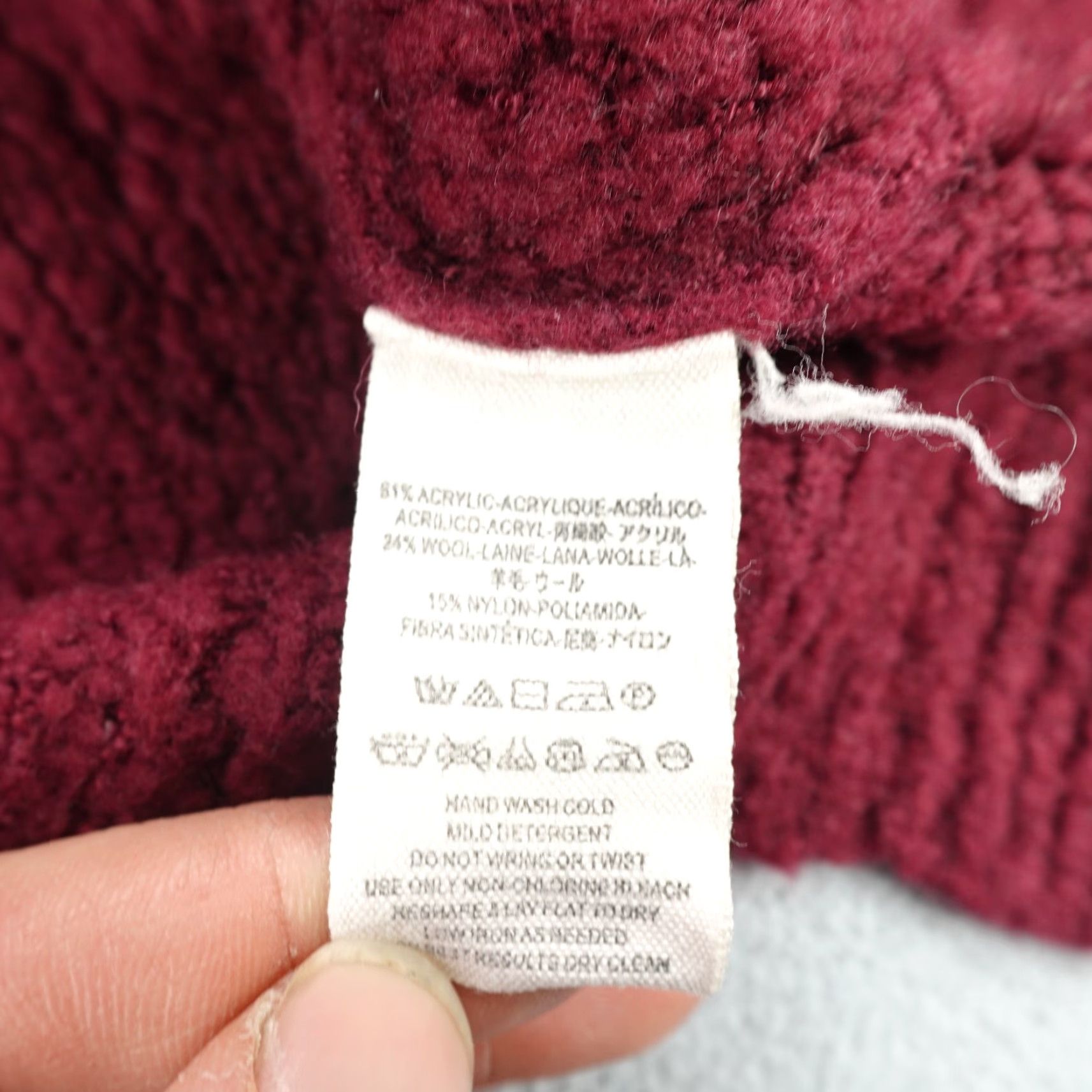 Free People VINTAGE Free People Women Sweater Cardigan Long Sleeve Casual Bohemian Oversized Red Small Size S / US 4 / IT 40 - 6 Thumbnail