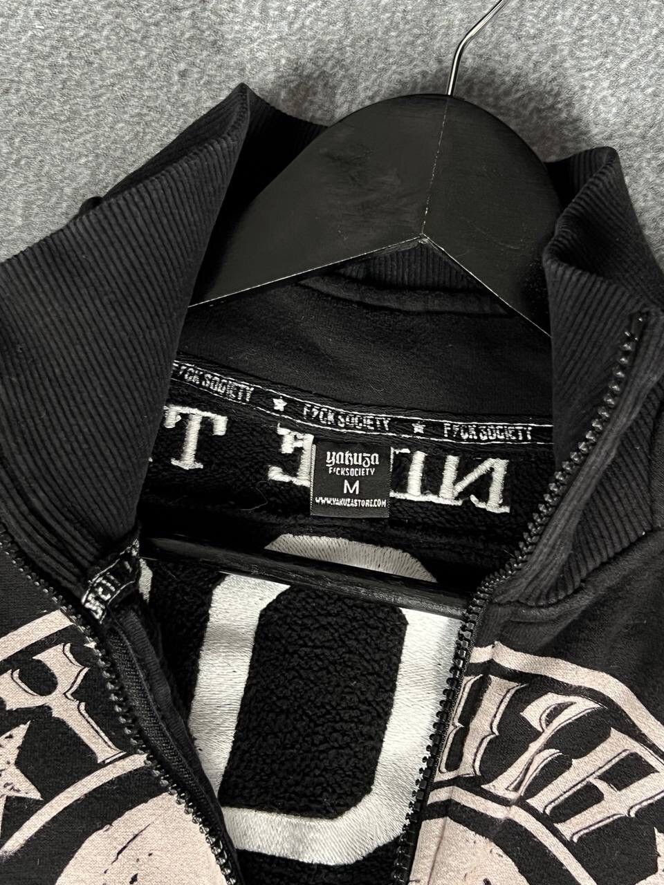 Affliction Affliction Style Grunge Cyber Skull Zip Sweatshirt Size US M / EU 48-50 / 2 - 6 Thumbnail