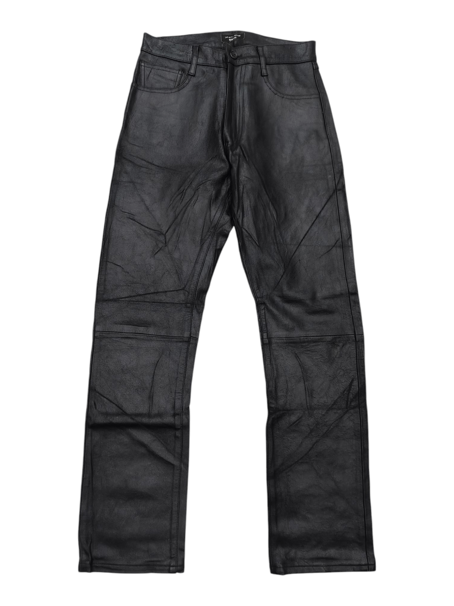 Japanese Brand SICK🇯🇵Vtg Synaps🇯🇵 Cowhide Leather Pants Size US 30 / EU 46 - 1 Thumbnail